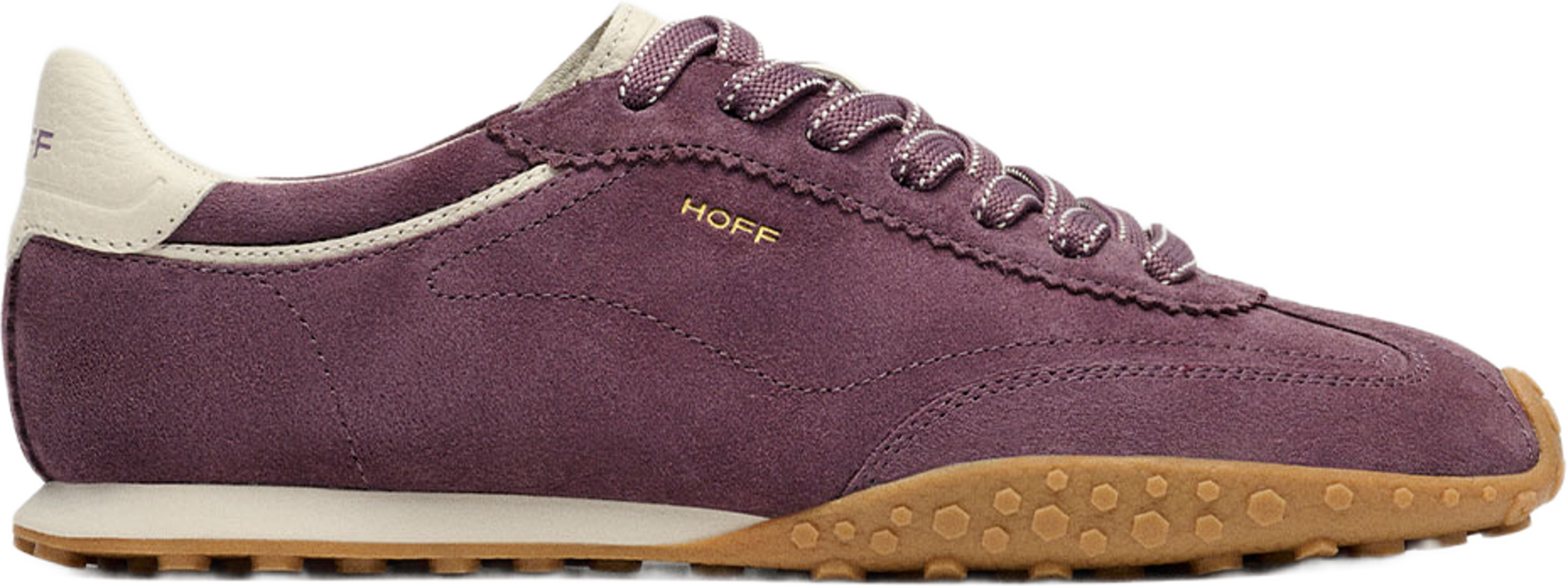 Bridge Full Leather Sneakers, från HOFF, i färgen Aubergine. Klicka för att öppna bilden i stort format