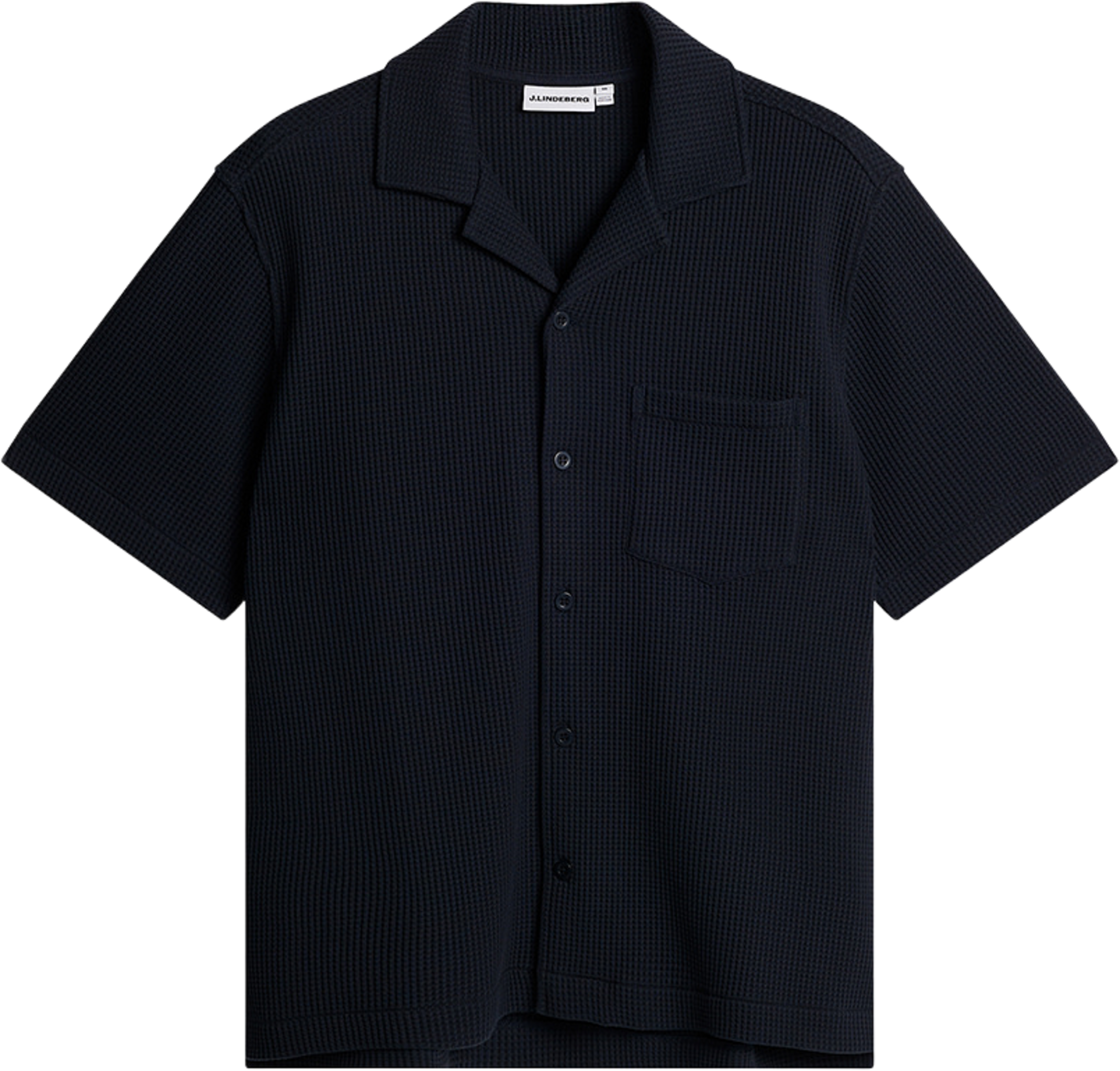 Theron Waffle Shirt, från J.Lindeberg, i färgen Jl Navy. Klicka för att öppna bilden i stort format