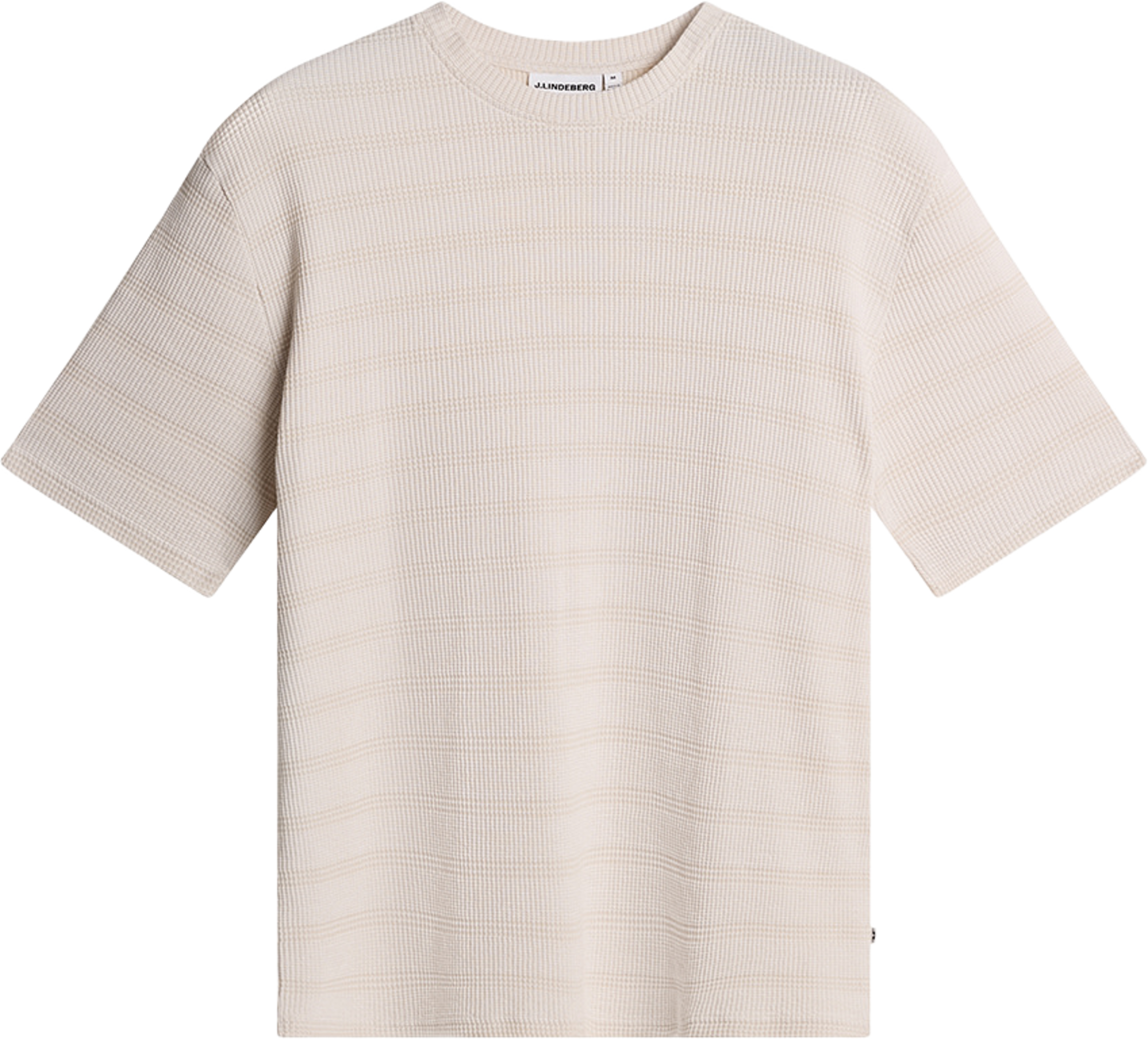 Jose Jacquard T-shirt, från J.Lindeberg, i färgen Moonbeam. Klicka för att öppna bilden i stort format