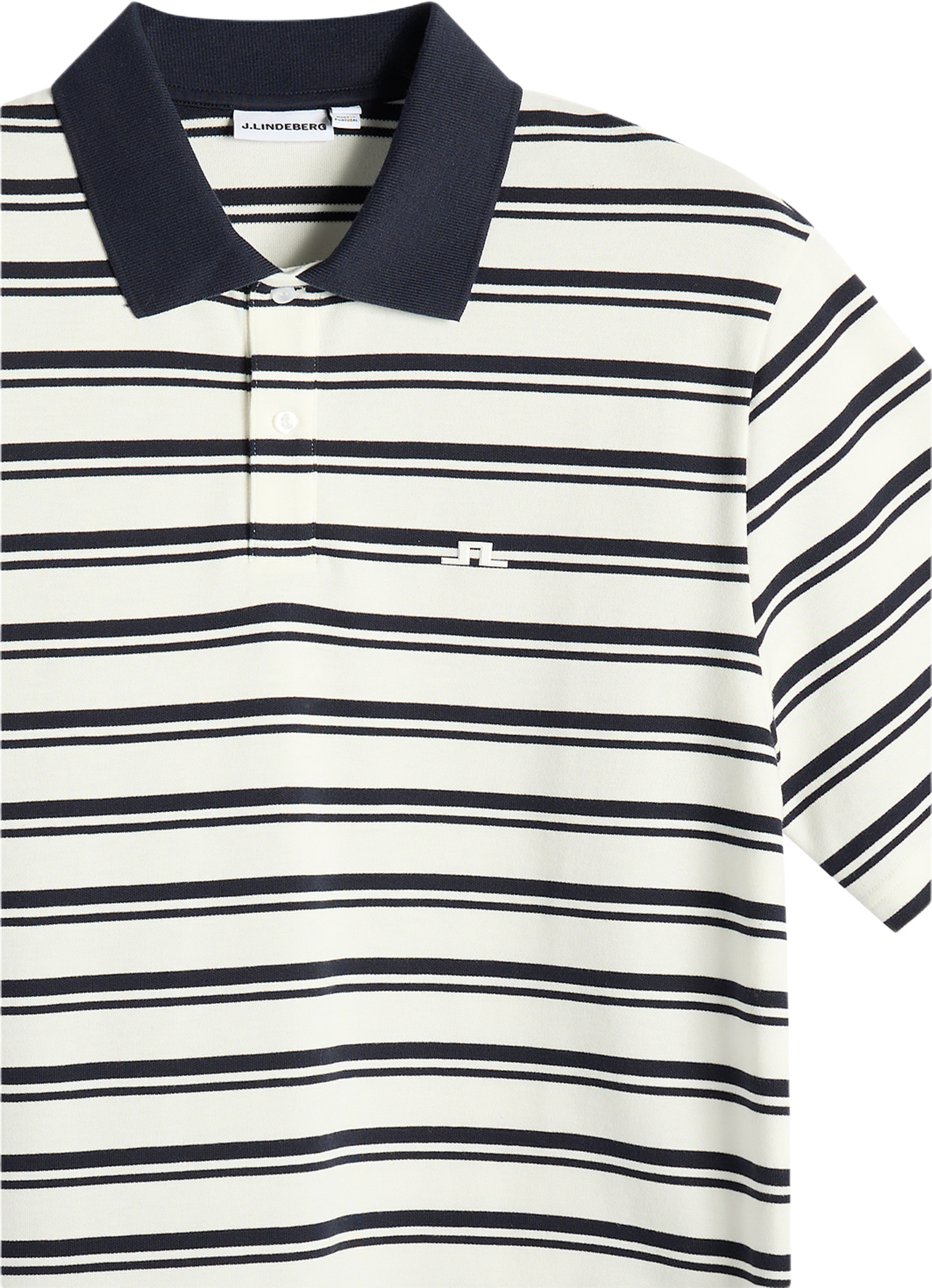 Trond Striped Polo Pique, från J.Lindeberg, i färgen Jl Navy. Klicka för att öppna bilden i stort format