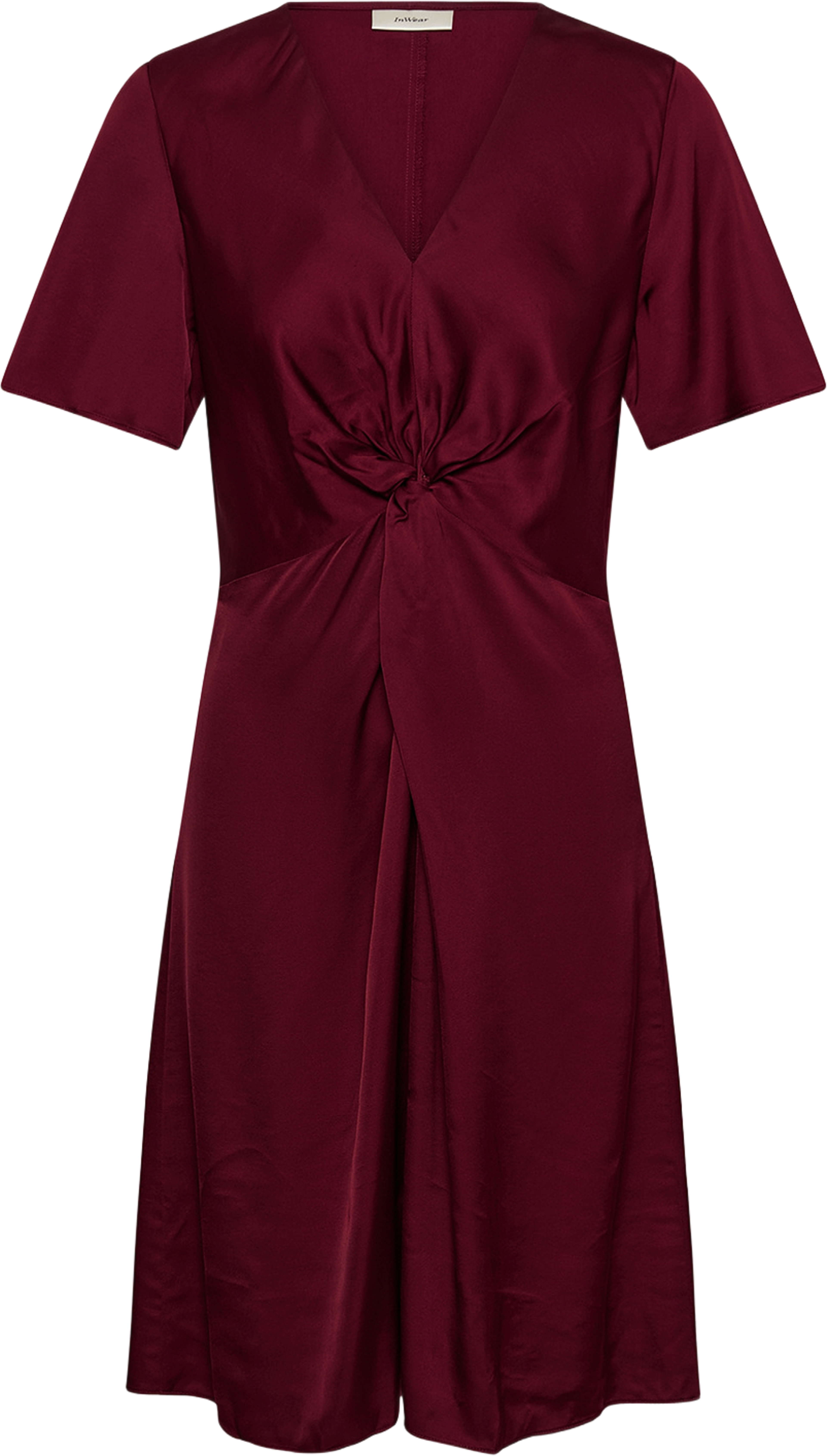 Balla Knotted Dress, från Inwear, i färgen Zinfandel. Klicka för att öppna bilden i stort format