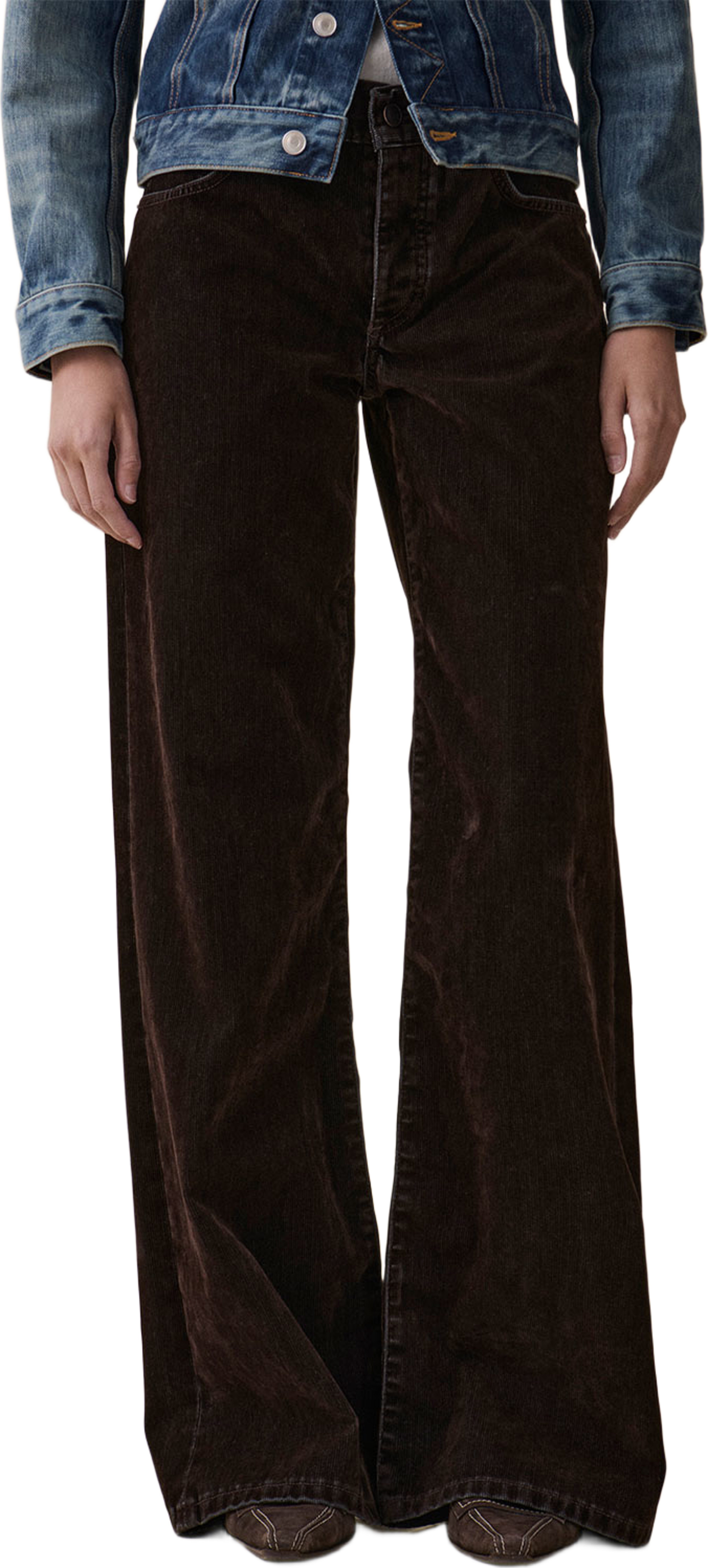 Kyoto Jeans, från Jeanerica, i färgen Brown Flock Corduroy. Klicka för att öppna bilden i stort format