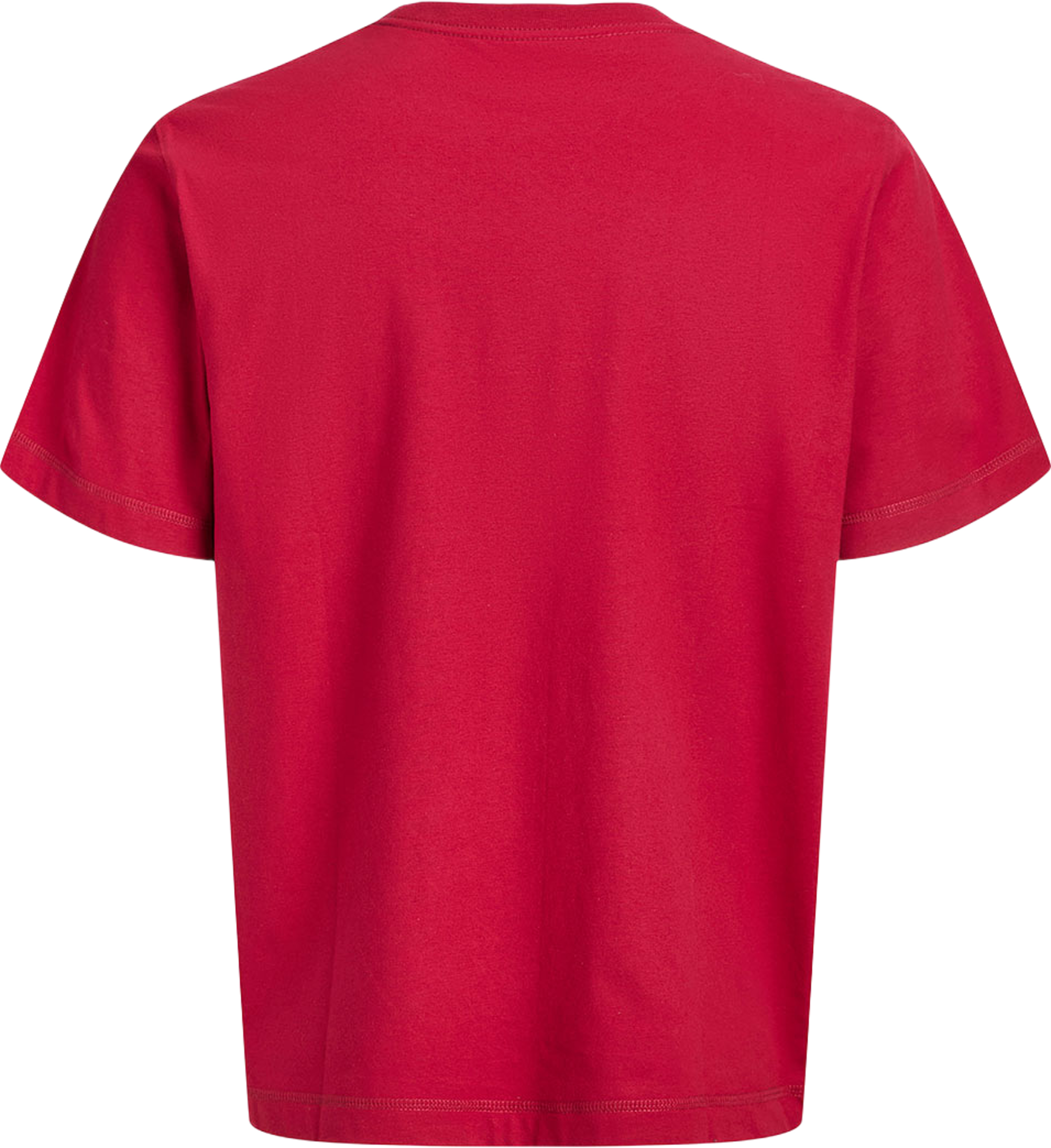 T-shirt NORREBRO, från Jack & Jones, i färgen Rio Red. Klicka för att öppna bilden i stort format