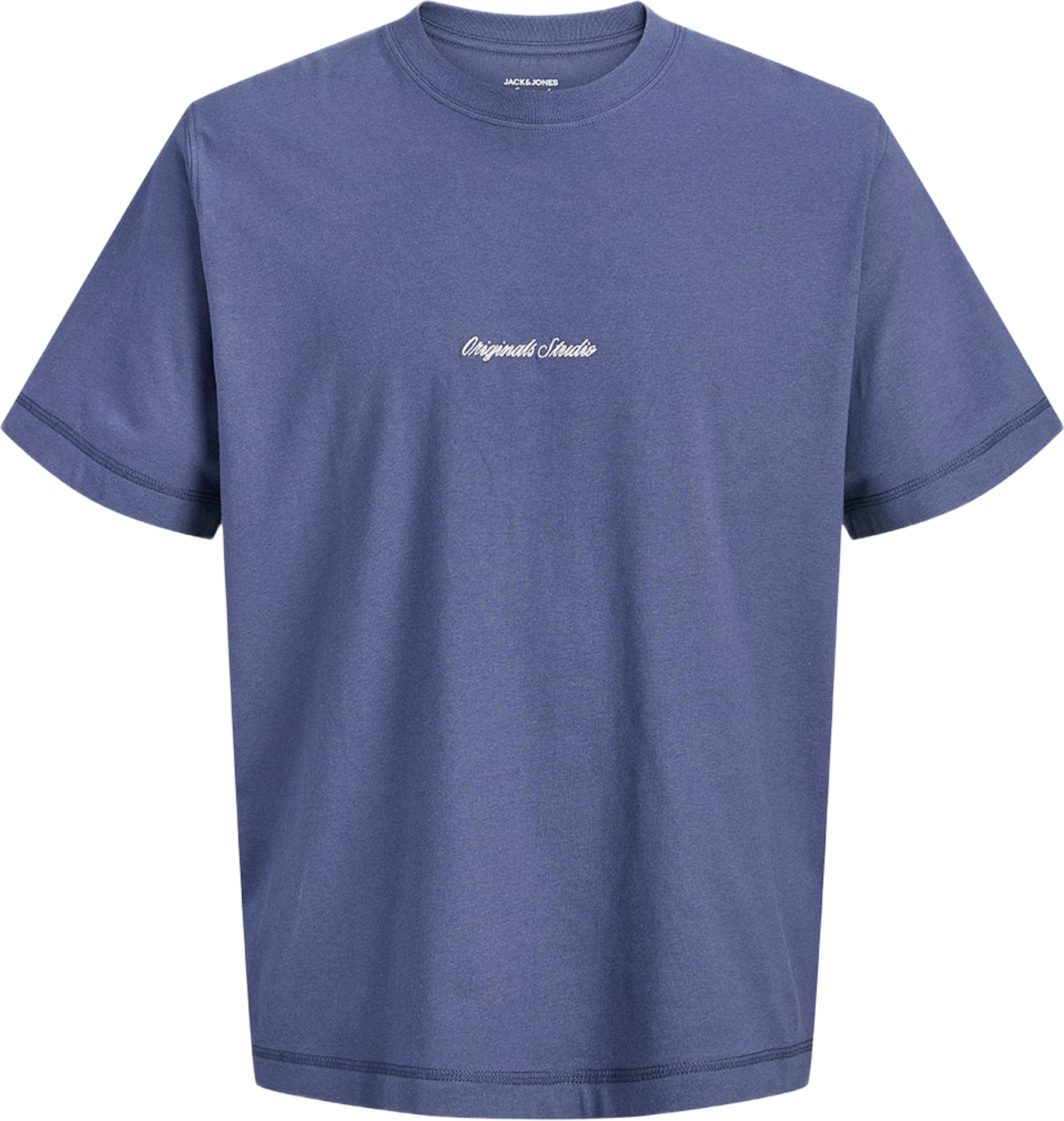T-shirt NORREBRO, från Jack & Jones, i färgen Crown Blue. Klicka för att öppna bilden i stort format