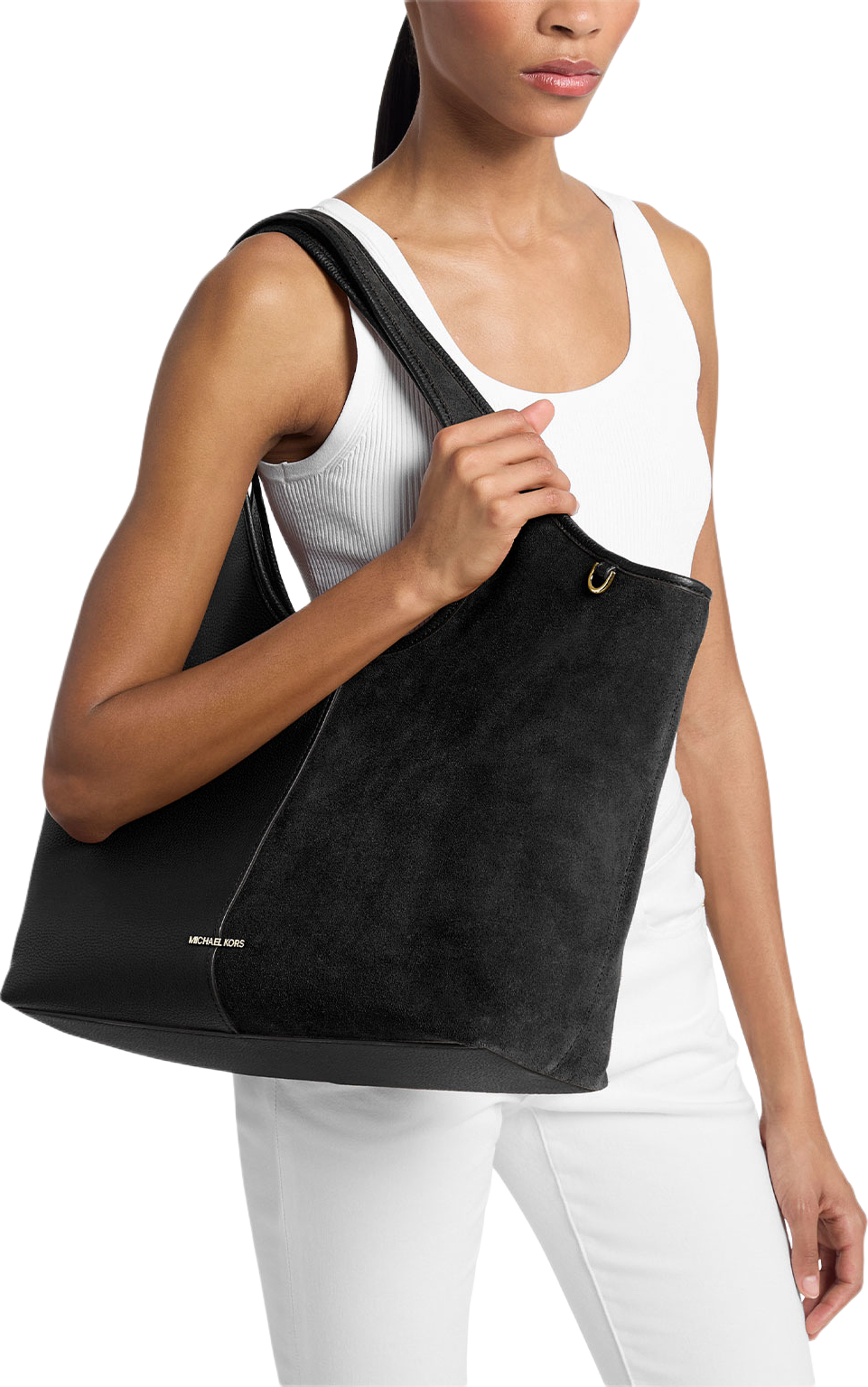 Henly Lg Shopper Tote, från Michael Kors, i färgen Black. Klicka för att öppna bilden i stort format