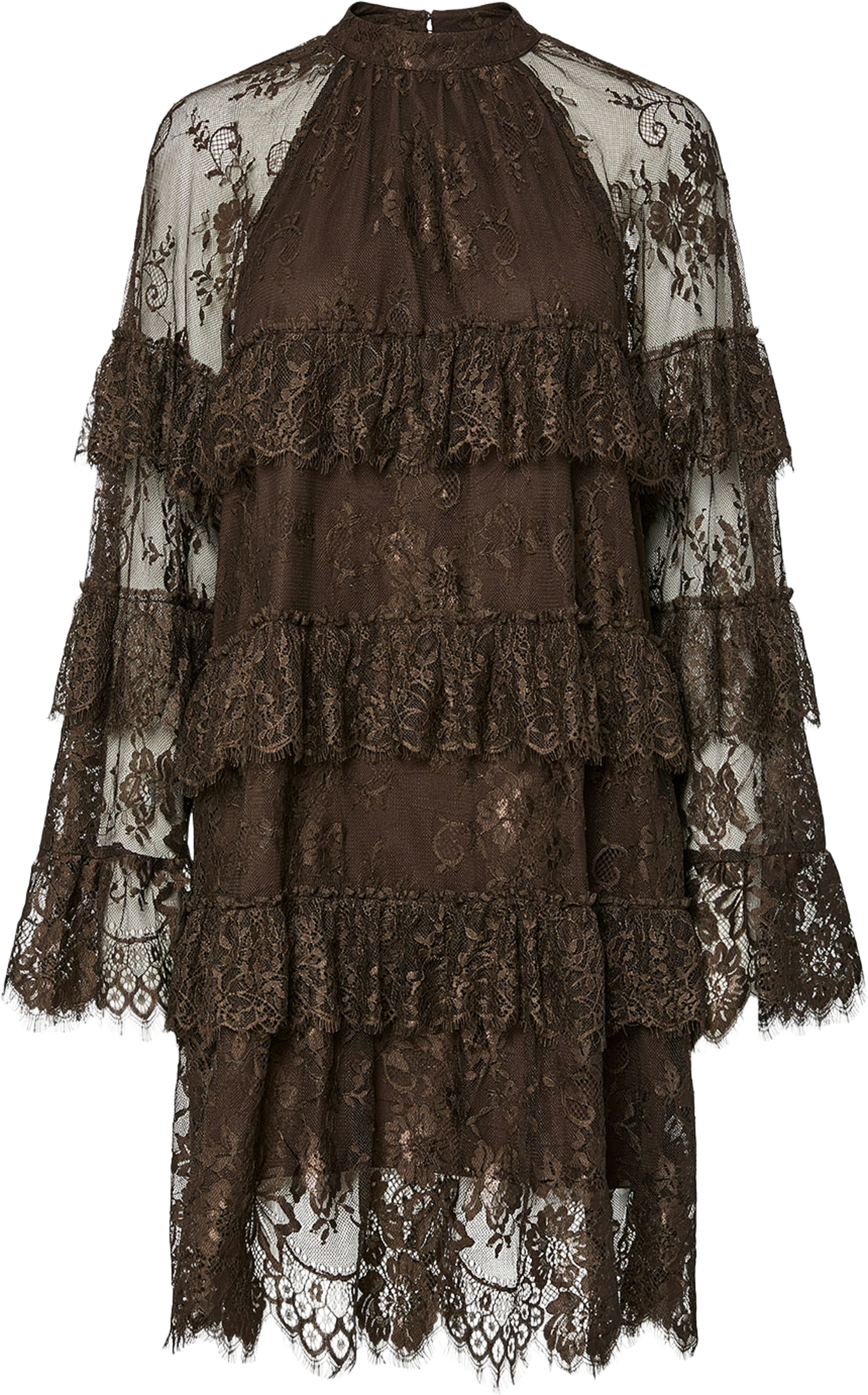 Yaslacey Dress, från YAS, i färgen Chocolate Brown. Klicka för att öppna bilden i stort format