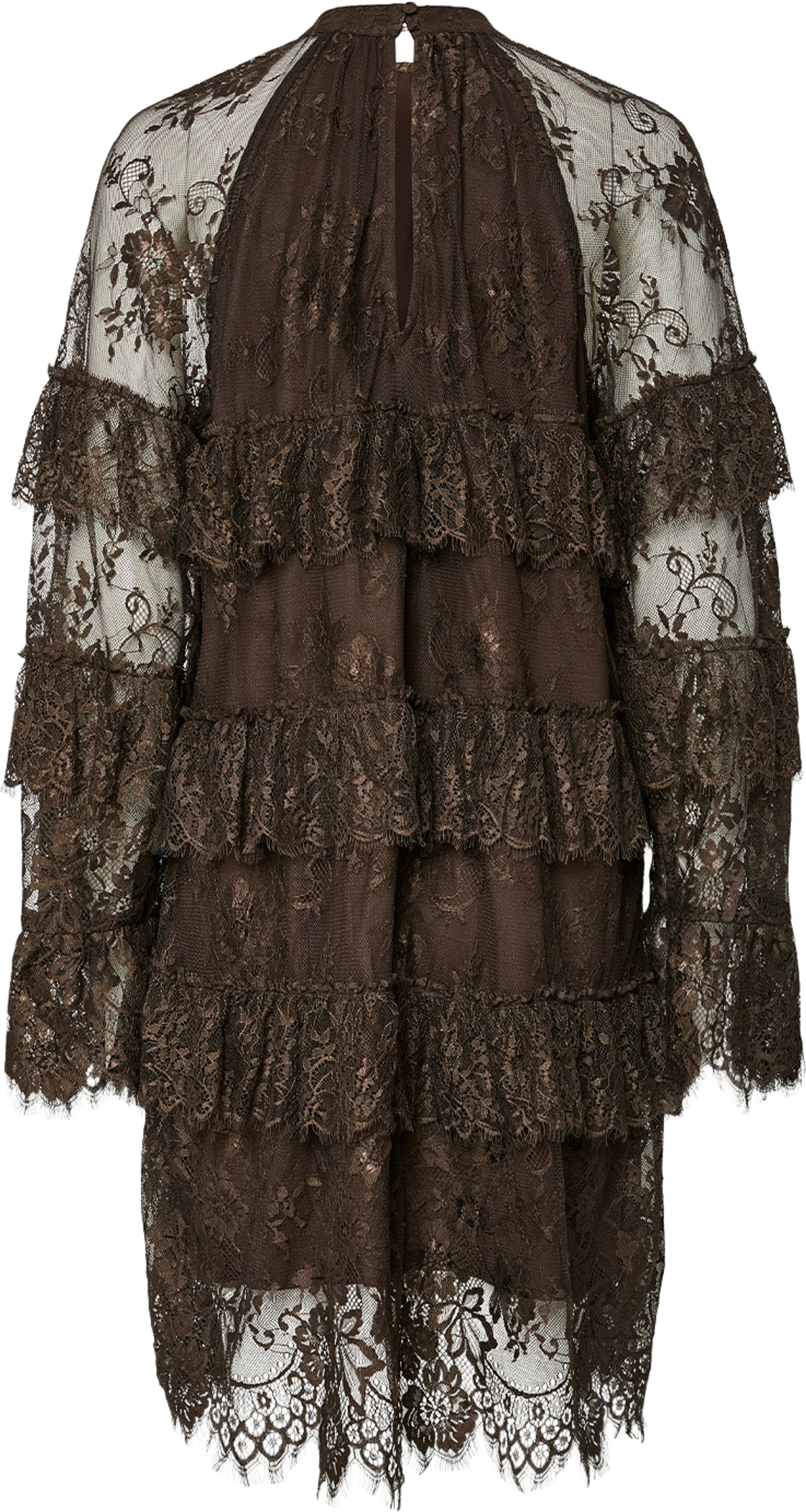 Yaslacey Dress, från YAS, i färgen Chocolate Brown. Klicka för att öppna bilden i stort format