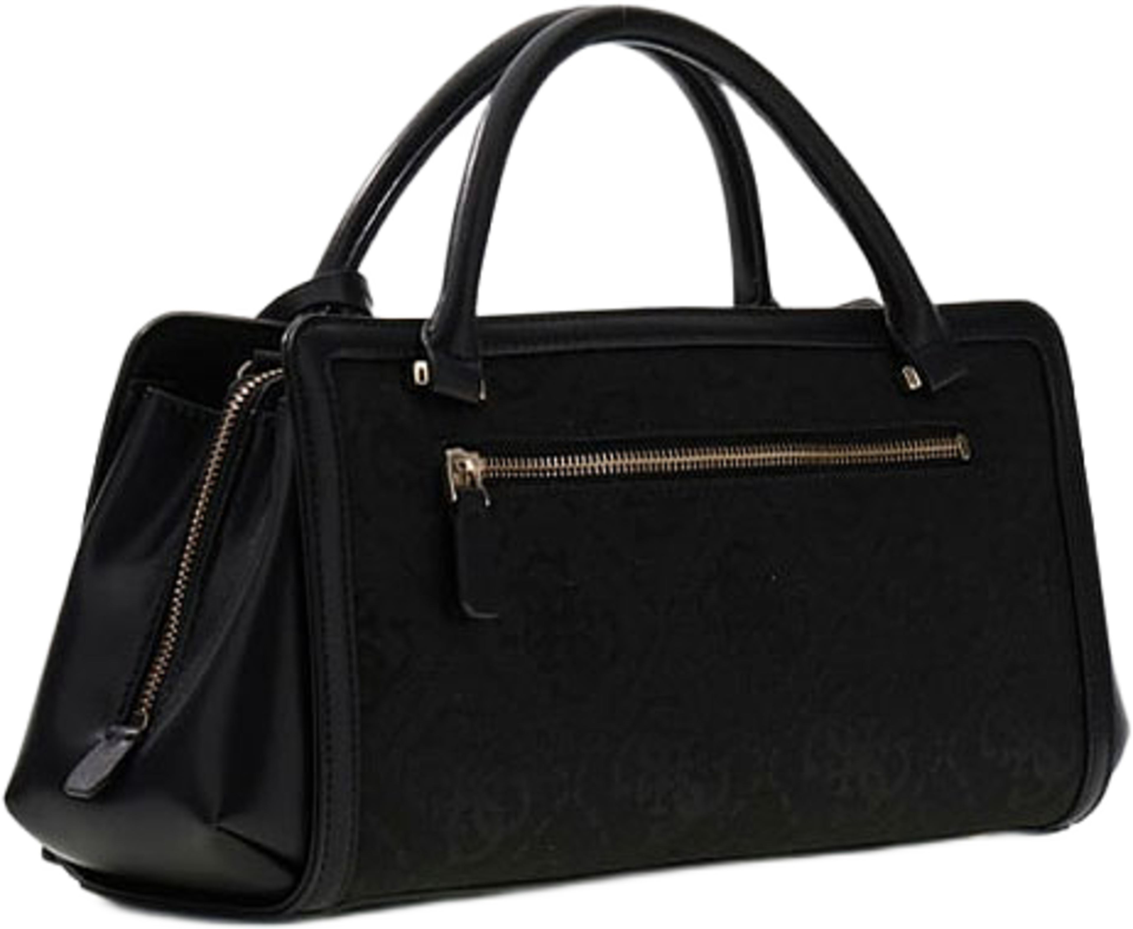 Audrey Logo SML Grand Satchel, från Guess, i färgen Black Logo. Klicka för att öppna bilden i stort format