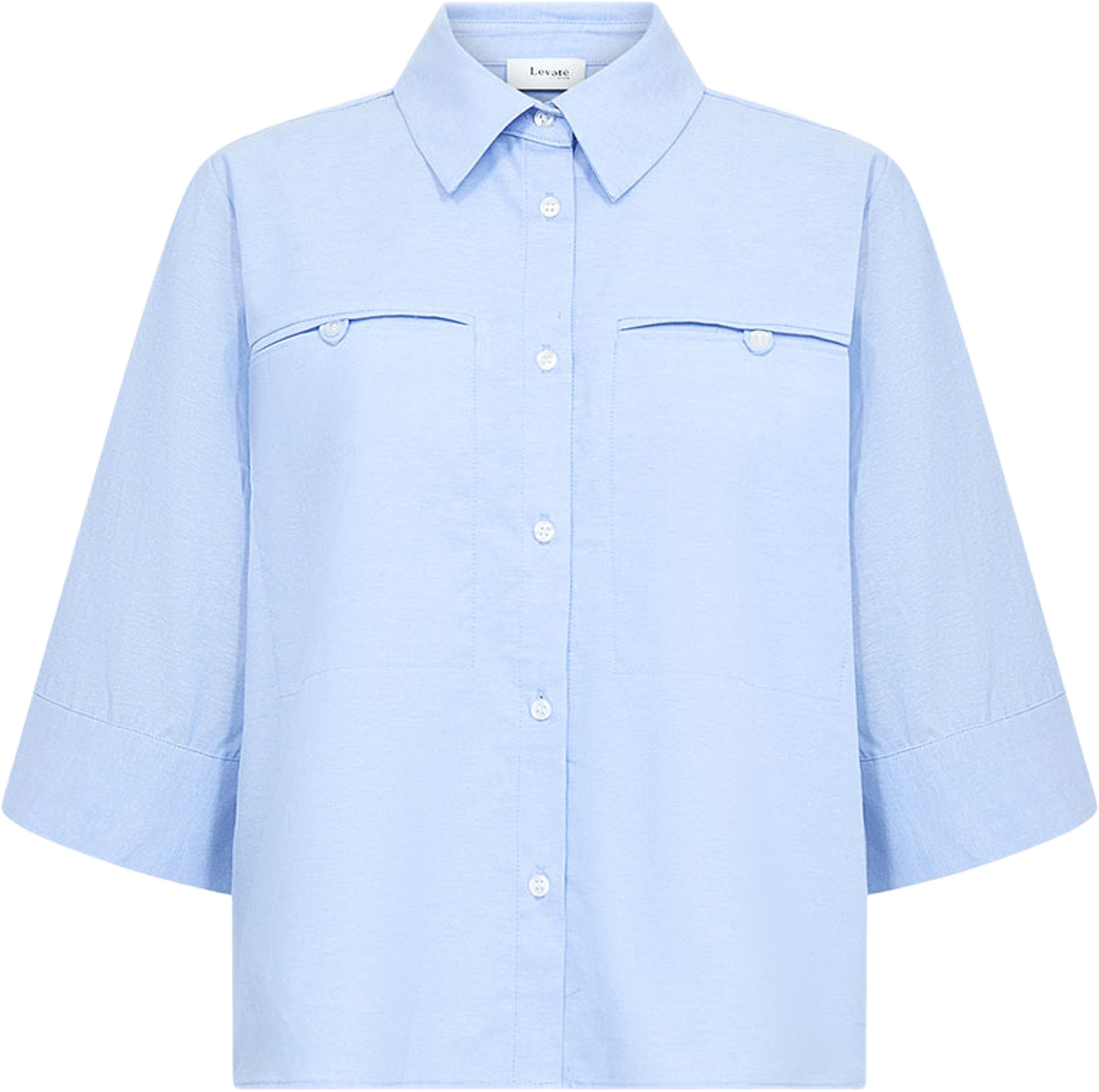 Sage 1 Shirt, från Leveté Room, i färgen Sky Blue. Klicka för att öppna bilden i stort format