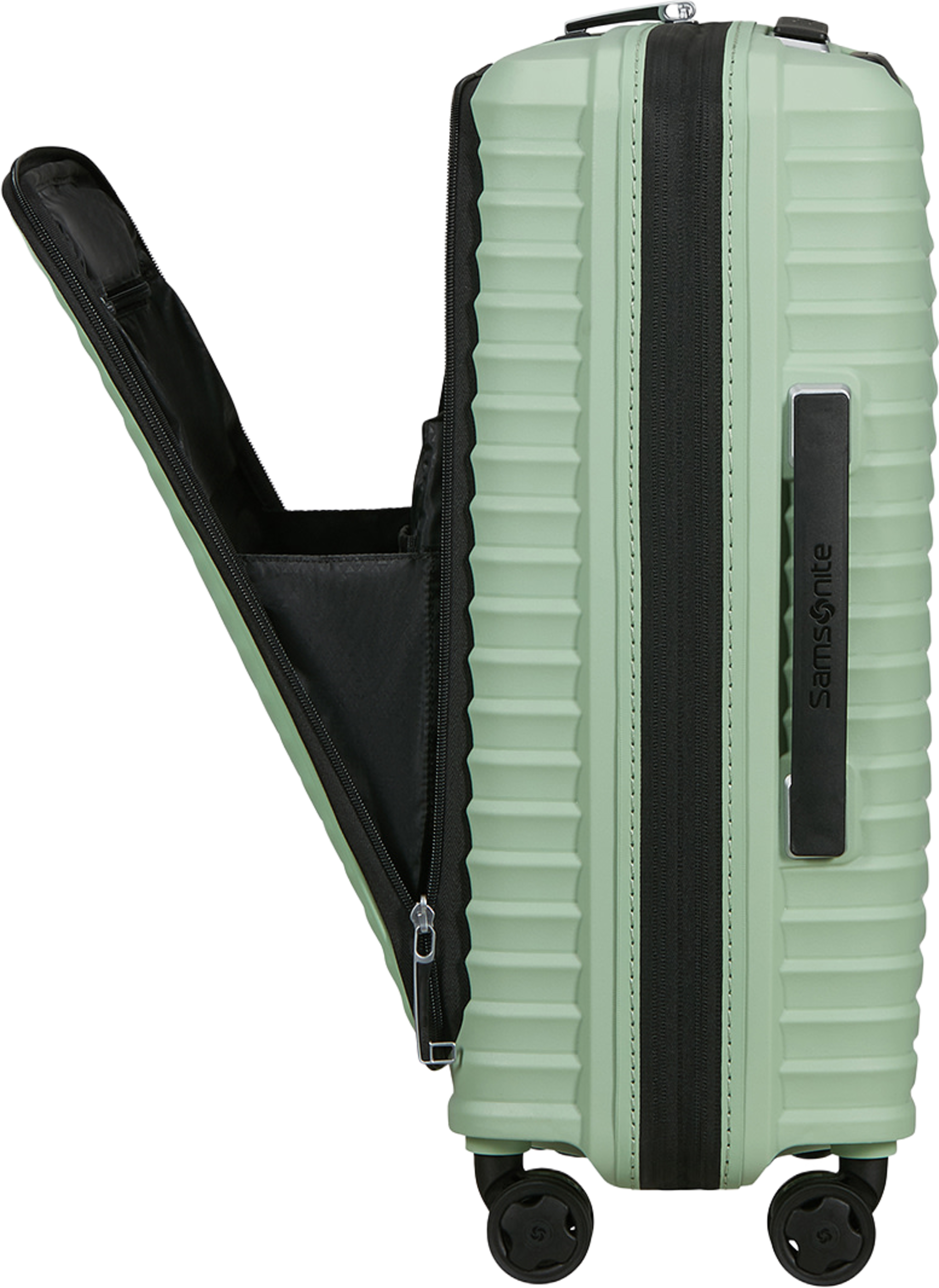 Upscape Frontloader  Kabinväska 55 cm, från Samsonite, i färgen Soft Sage. Klicka för att öppna bilden i stort format