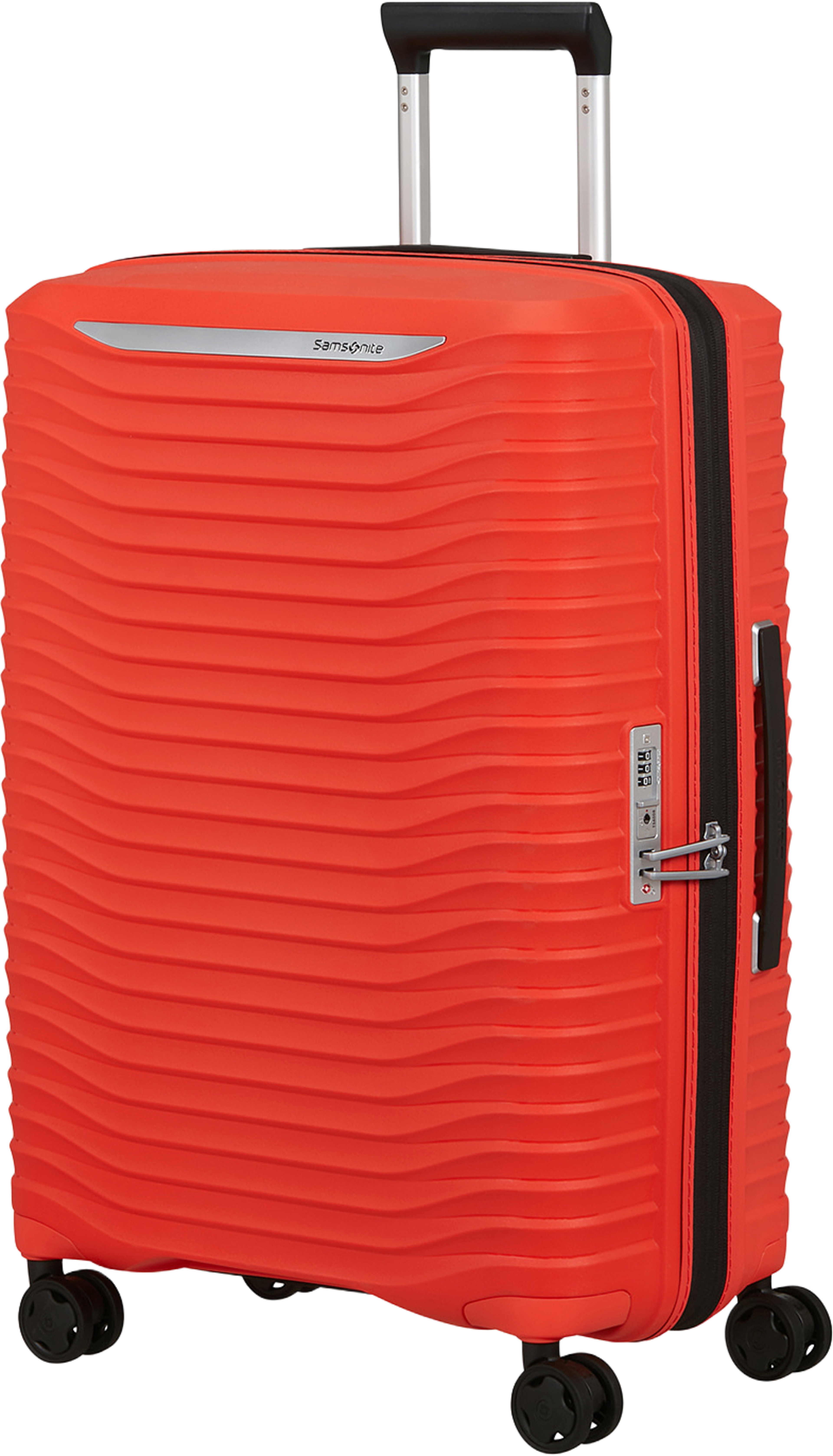 Upscape resväska 68 cm exp, från Samsonite, i färgen Lava. Klicka för att öppna bilden i stort format