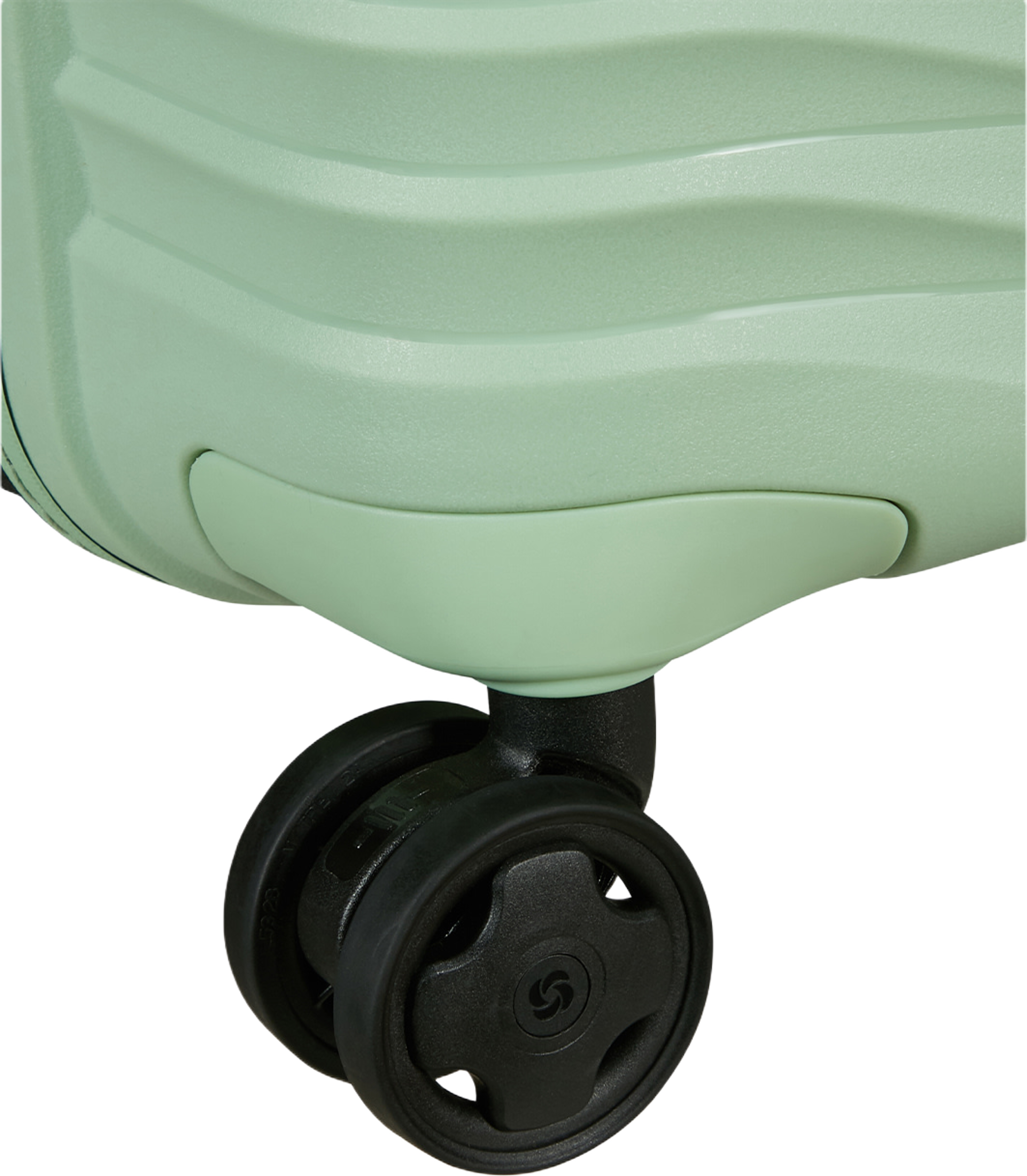 Upscape resväska 68 cm exp, från Samsonite, i färgen Soft Sage. Klicka för att öppna bilden i stort format