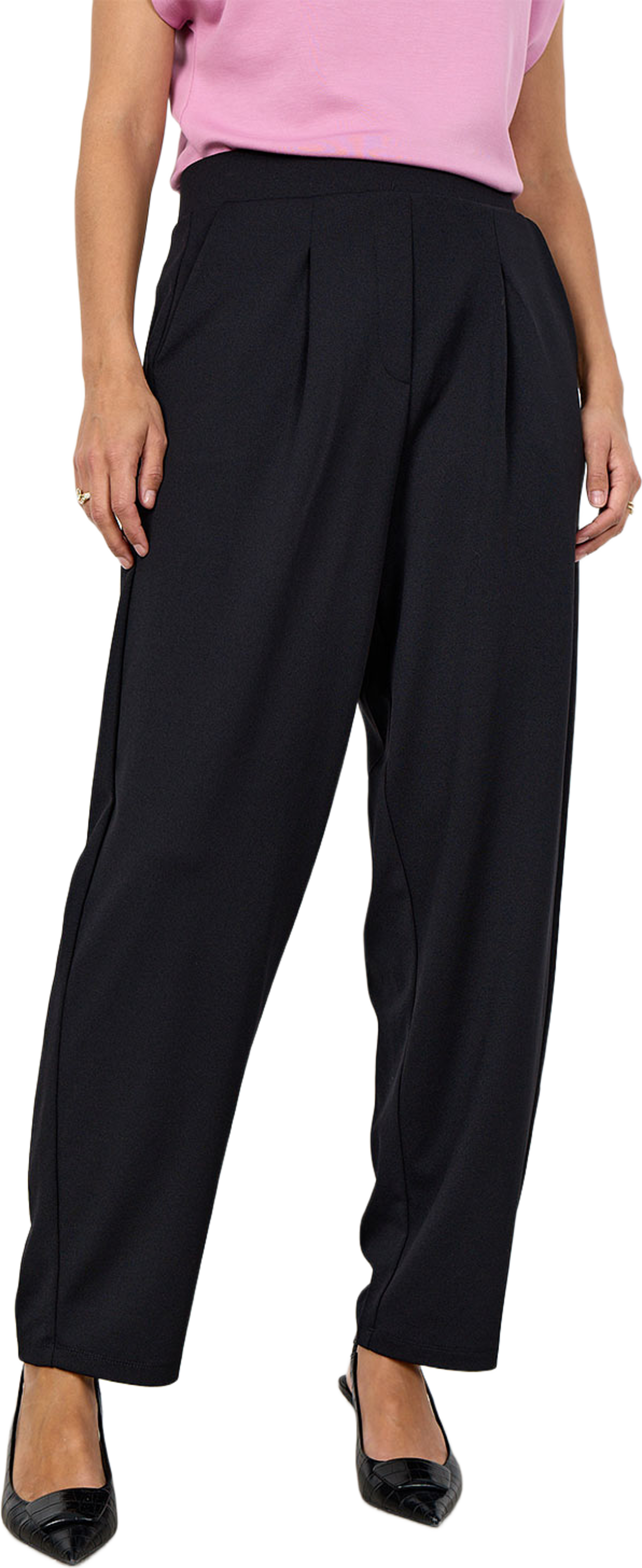 Siham 103 Pants, från Soyaconcept, i färgen Black. Klicka för att öppna bilden i stort format