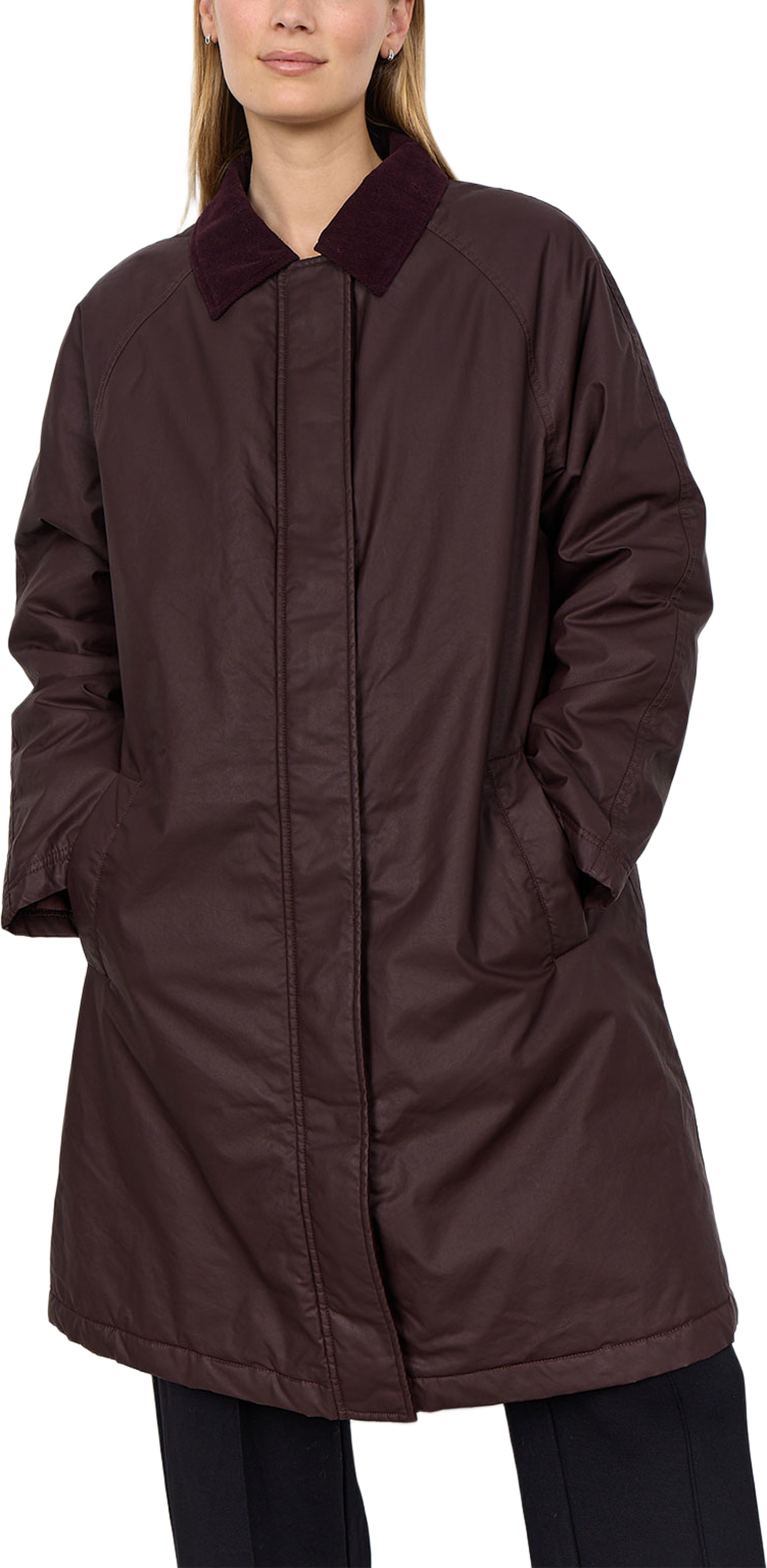 Gia 2 Jacket, från Soyaconcept, i färgen Chocolate Plum. Klicka för att öppna bilden i stort format