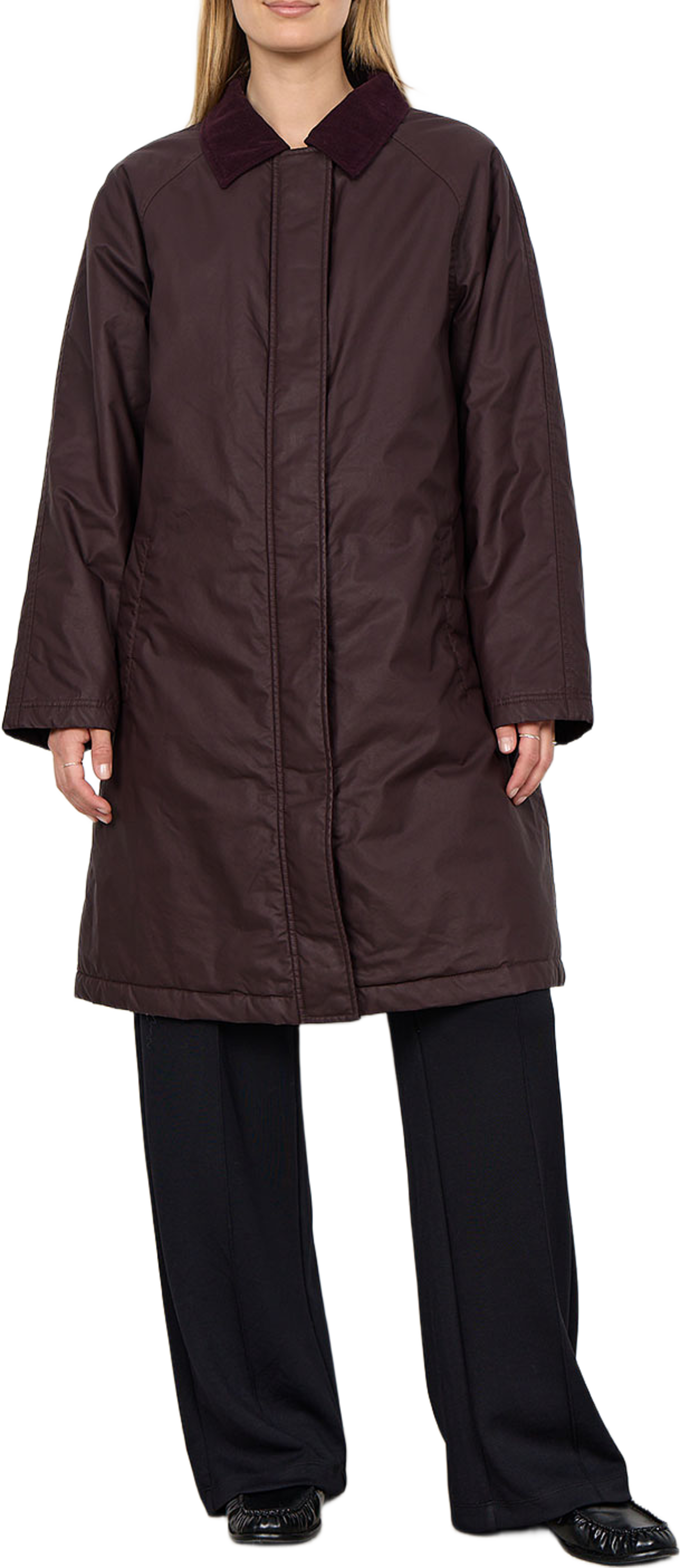 Gia 2 Jacket, från Soyaconcept, i färgen Chocolate Plum. Klicka för att öppna bilden i stort format