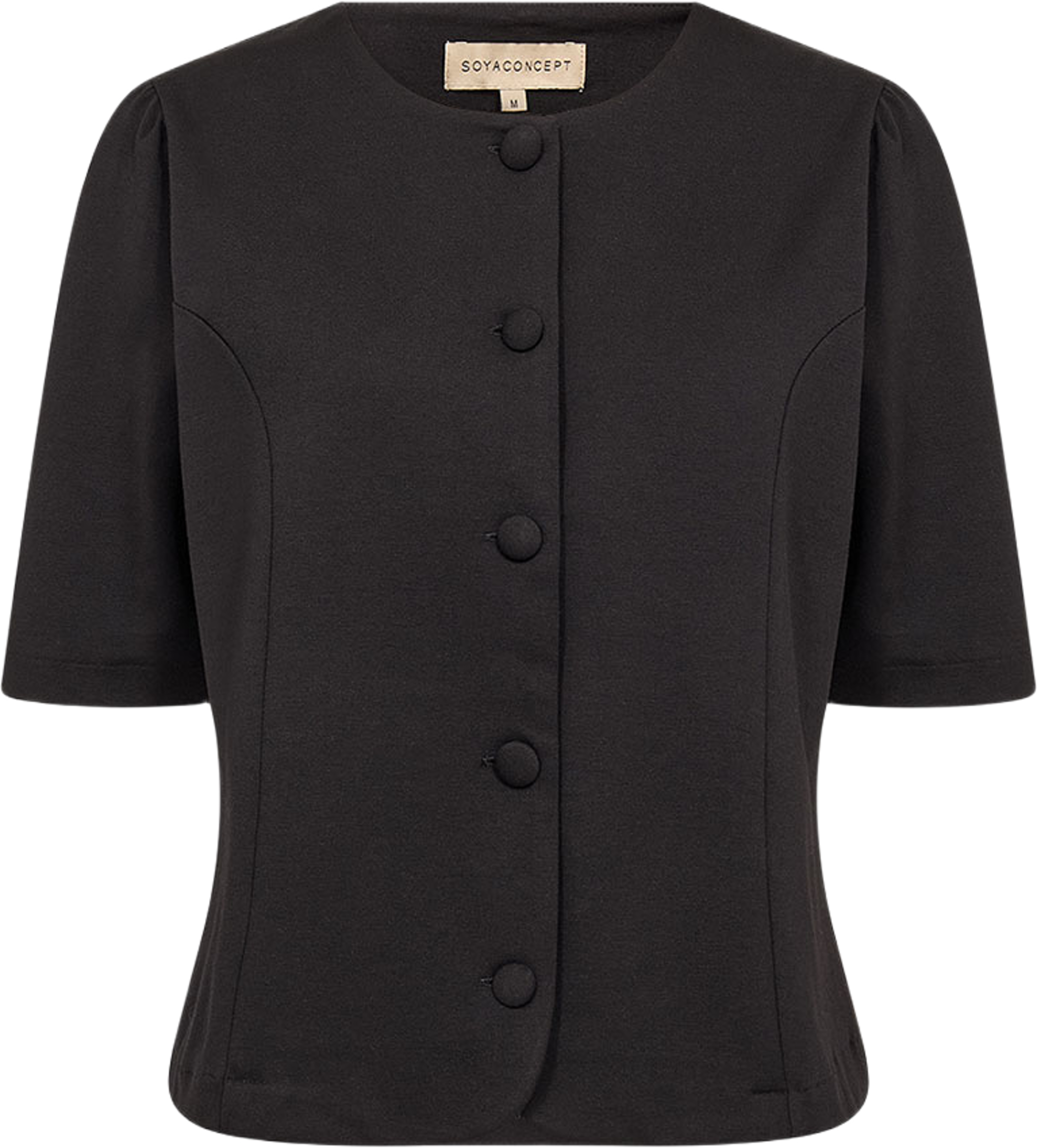 Galathea 1 Jacket, från Soyaconcept, i färgen Black. Klicka för att öppna bilden i stort format