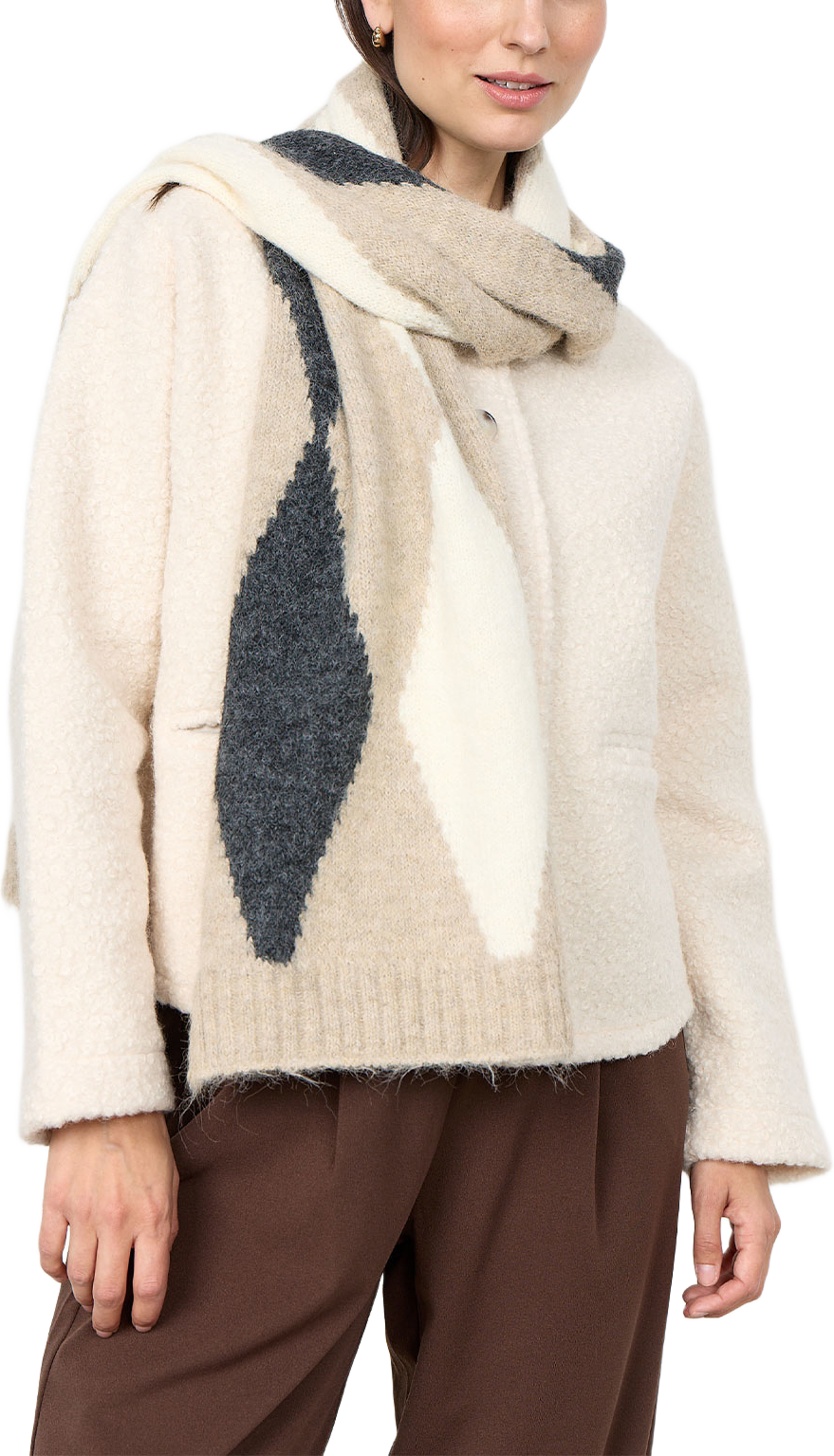 Gittemaj 2 Accessories, från Soyaconcept, i färgen Camel Melange Combi. Klicka för att öppna bilden i stort format