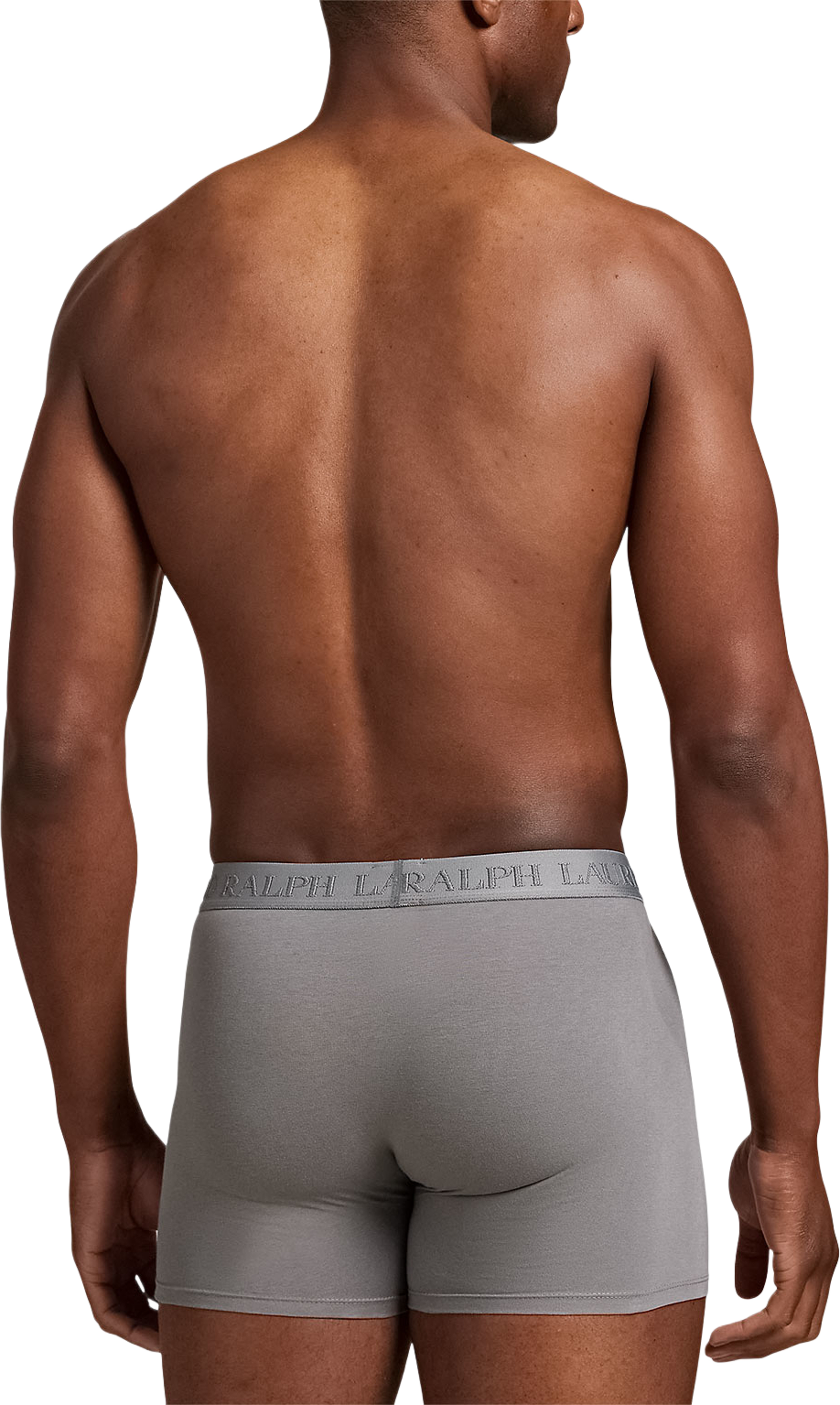 Stretch Cotton Boxer Brief 3-Pack, från Polo Ralph Lauren, i färgen 3pk Black/Perf Grey/White. Klicka för att öppna bilden i stort format