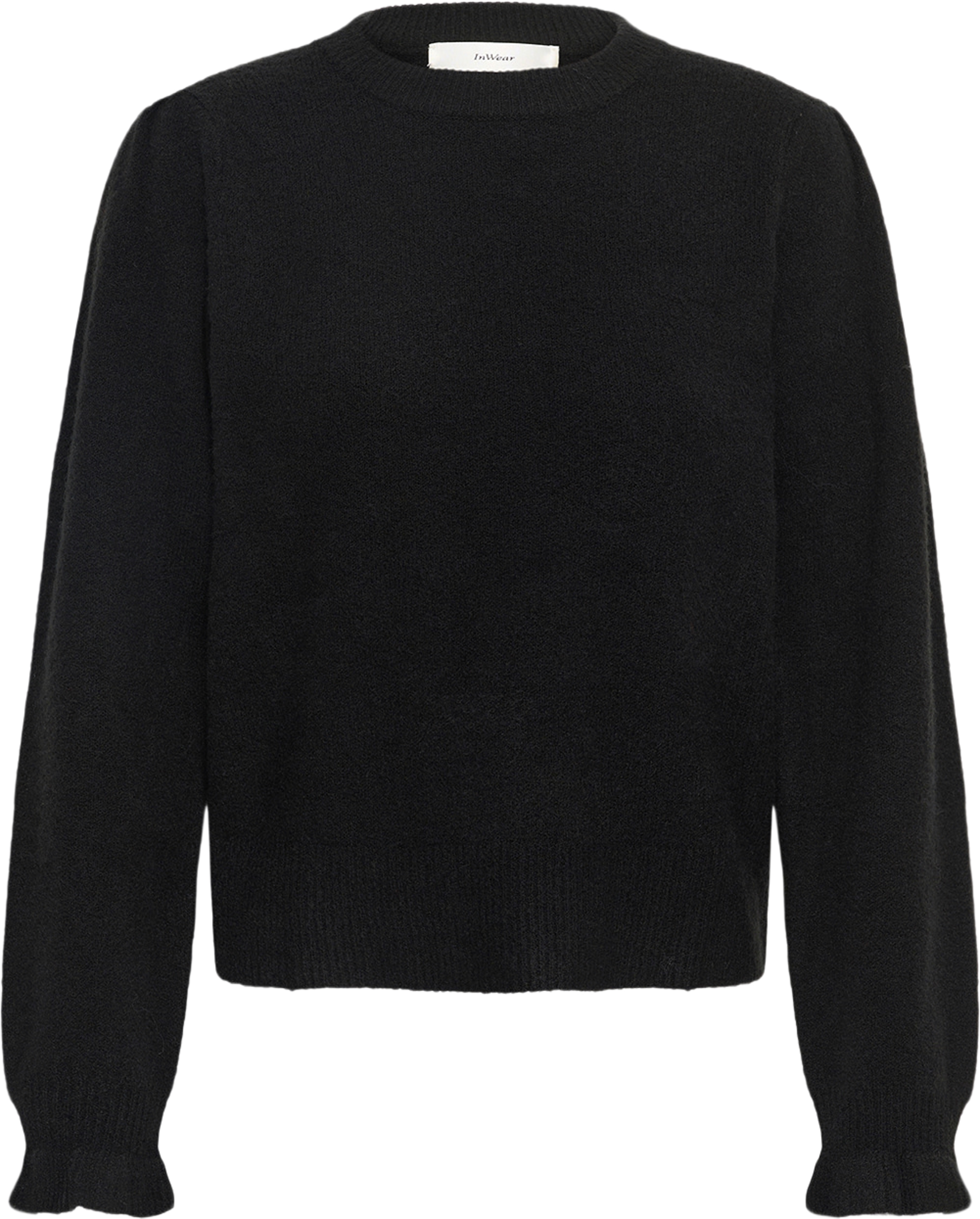 ElbieIW Pullover, från Inwear, i färgen Black. Klicka för att öppna bilden i stort format