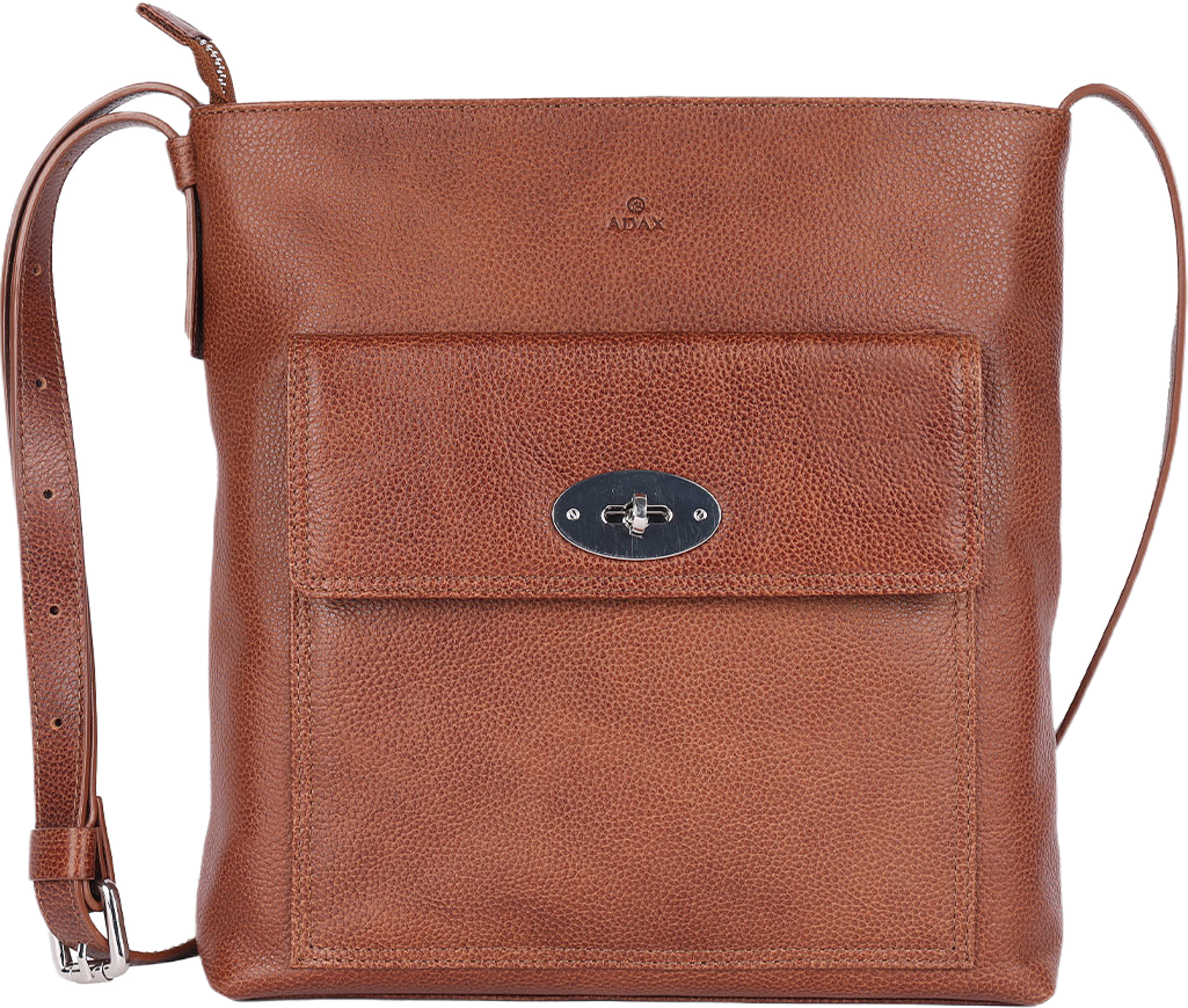 Birgitte Shoulder Bag, från Adax, i färgen Caramel. Klicka för att öppna bilden i stort format