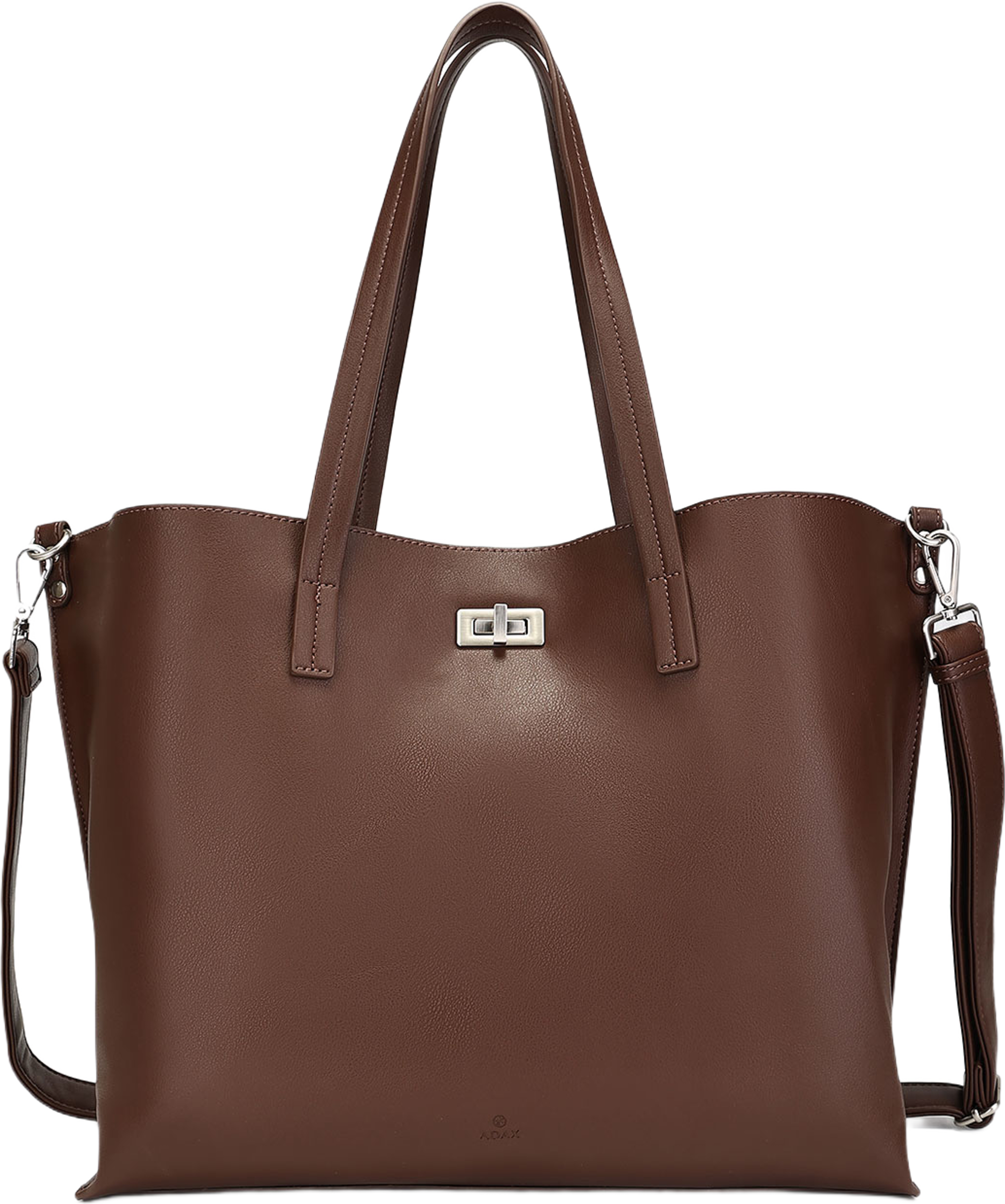Chelsea Shopper Bag, från Adax, i färgen Dark Brown. Klicka för att öppna bilden i stort format