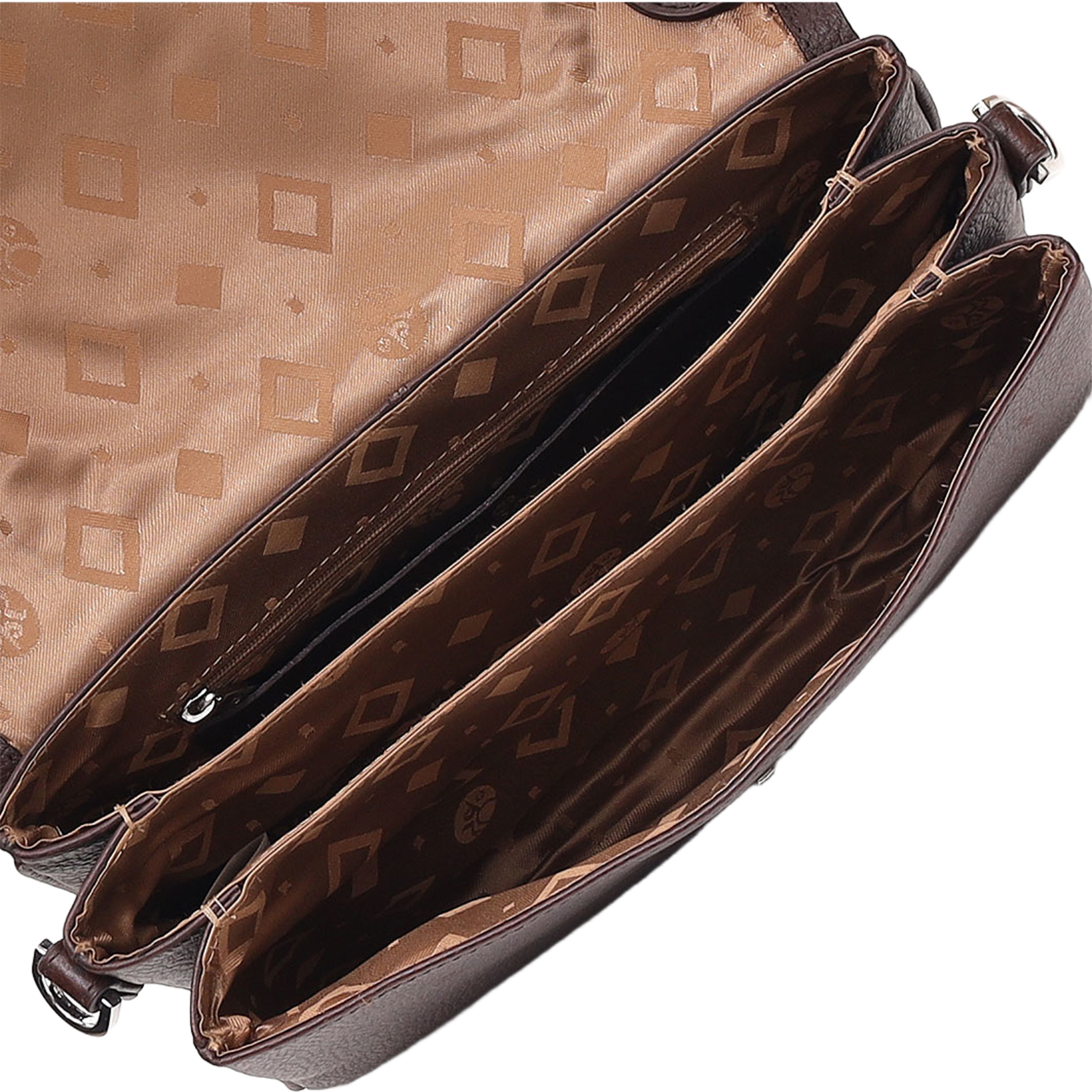 Sylvie Handbag, från Adax, i färgen Chocolate. Klicka för att öppna bilden i stort format