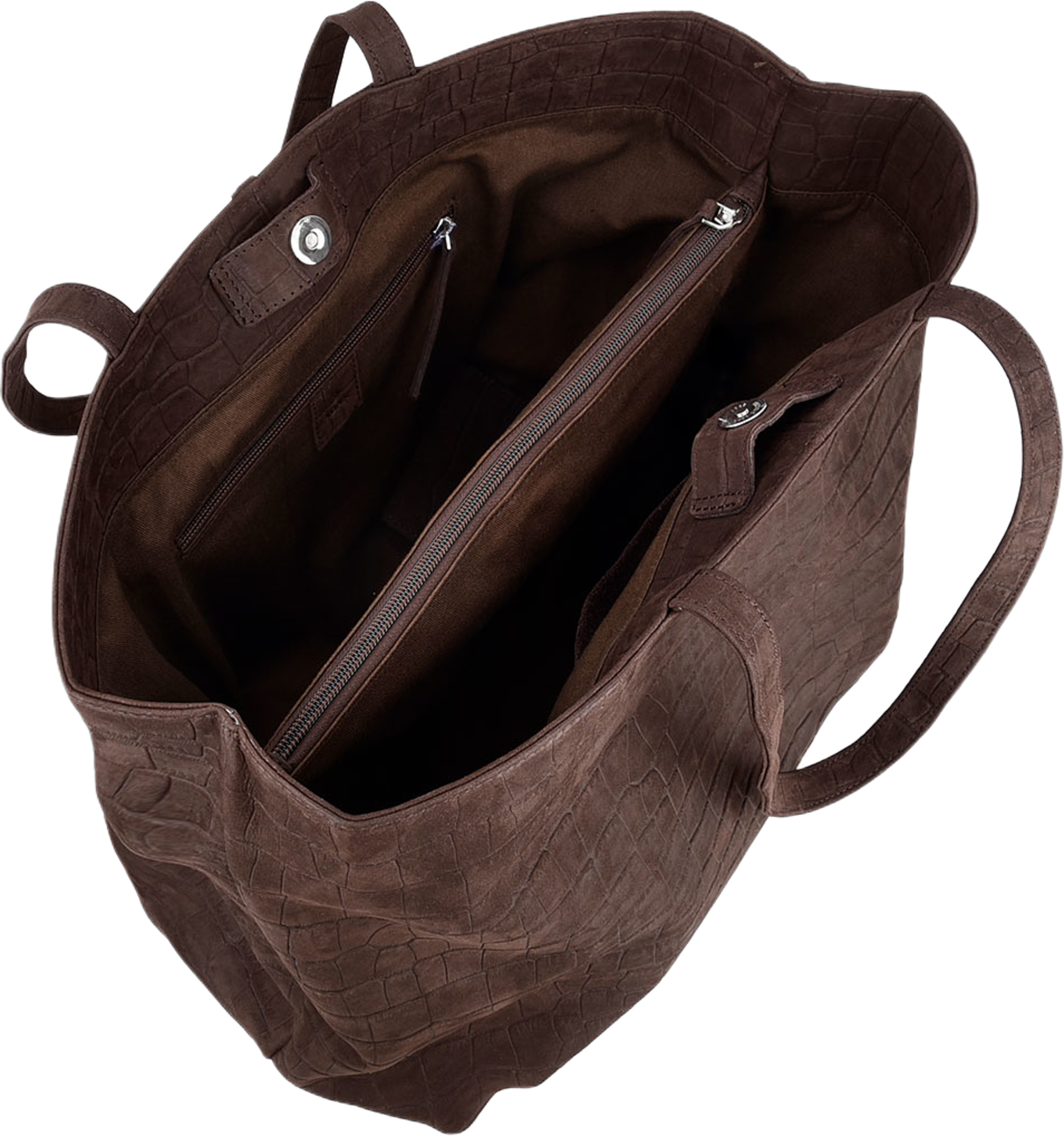 Alvilda Shopper Bag, från Adax, i färgen Chocolate. Klicka för att öppna bilden i stort format