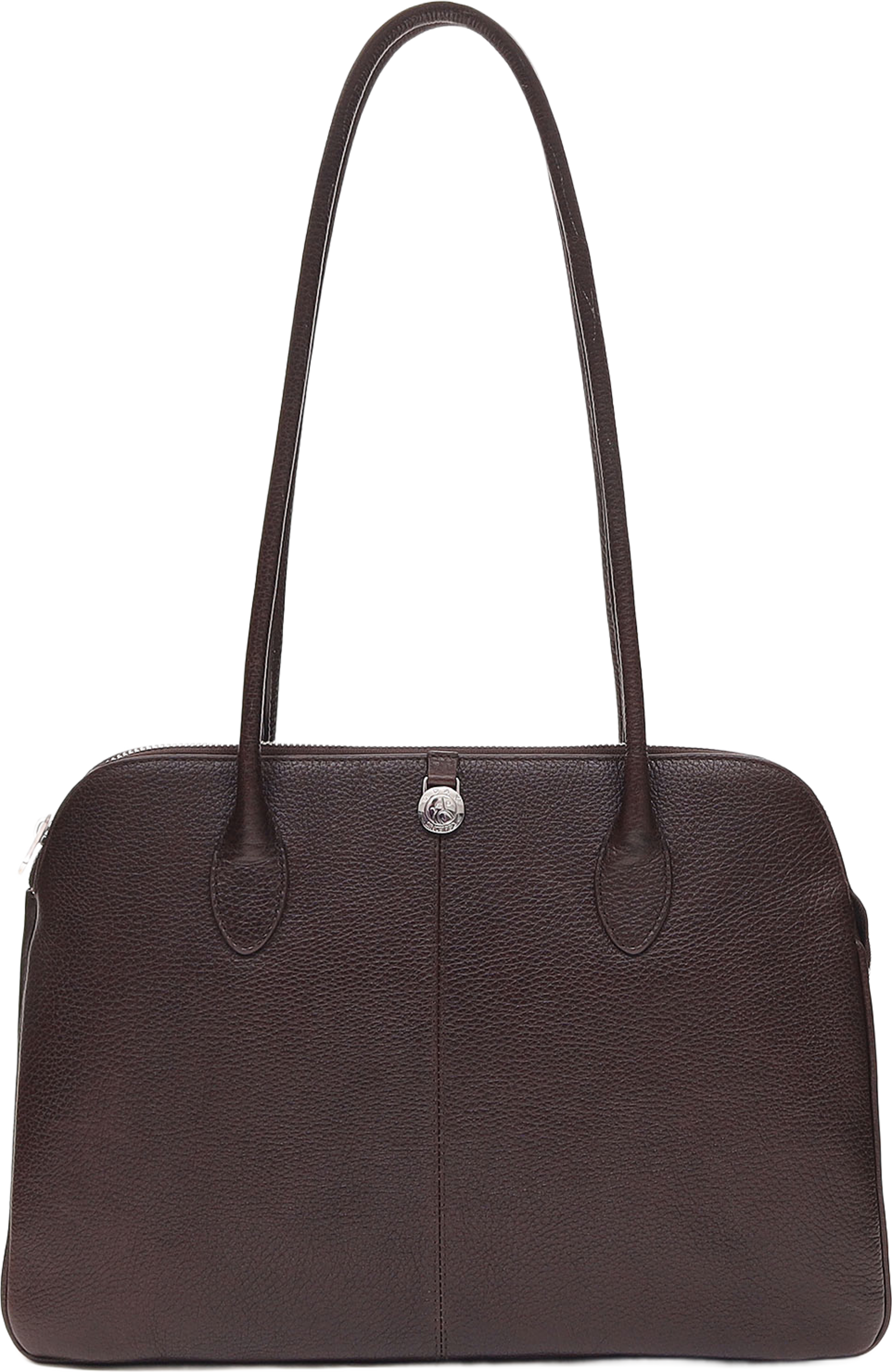 Maria Handbag, från Adax, i färgen Chocolate. Klicka för att öppna bilden i stort format