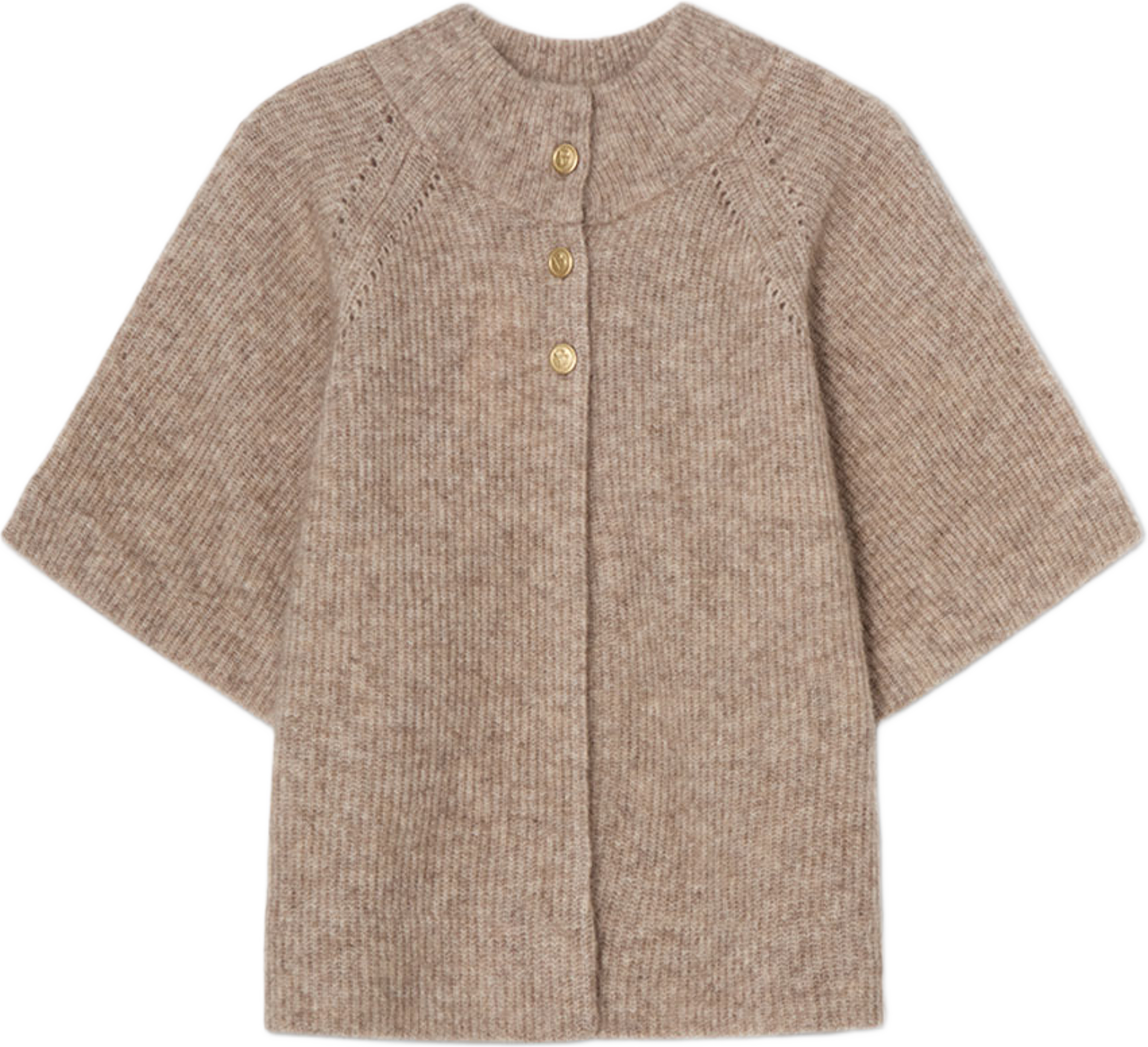 Vilanie Cardigan, från Busnel, i färgen Mele Melange. Klicka för att öppna bilden i stort format