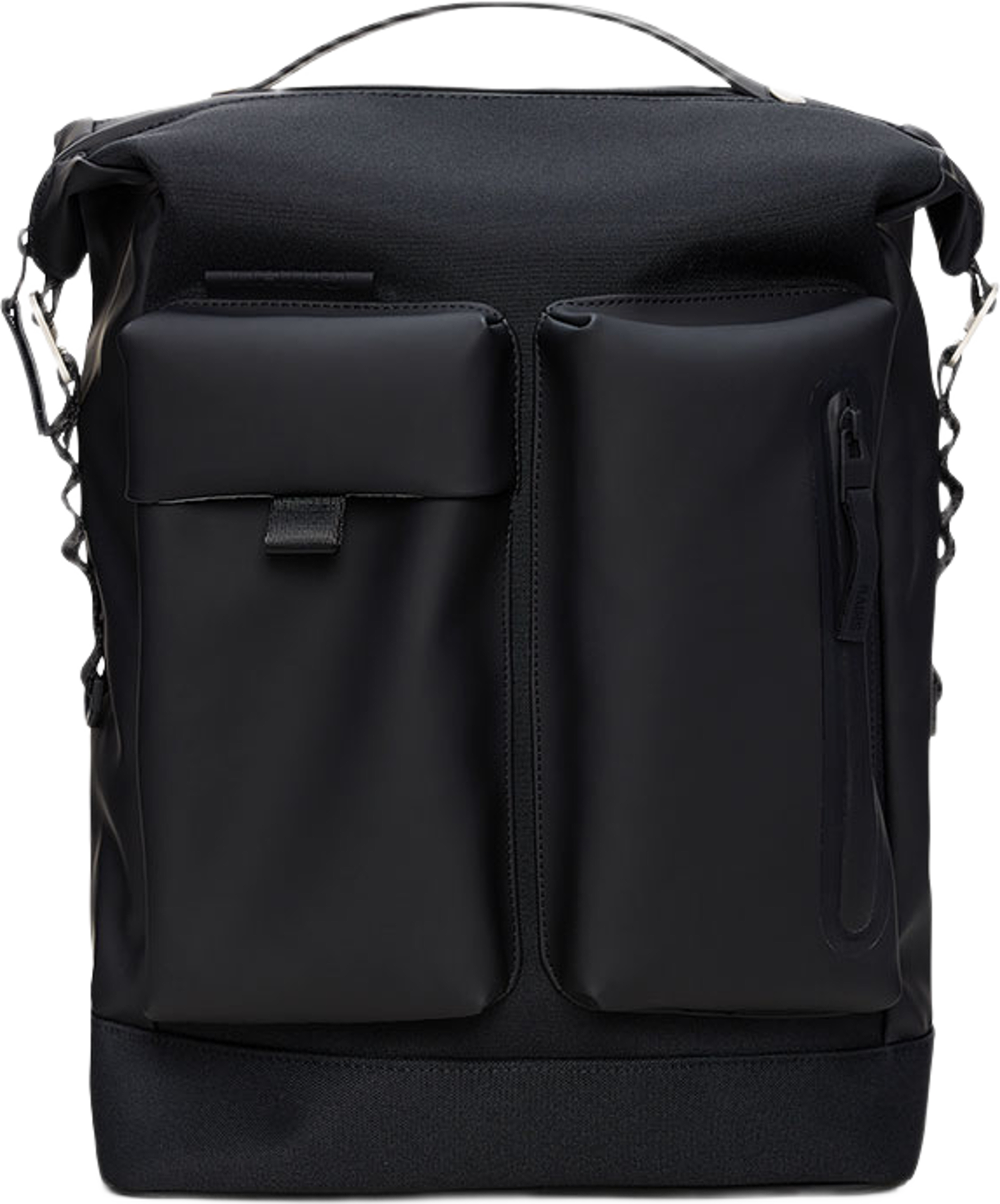 Otaru Backpack W3, från Rains, i färgen Black. Klicka för att öppna bilden i stort format