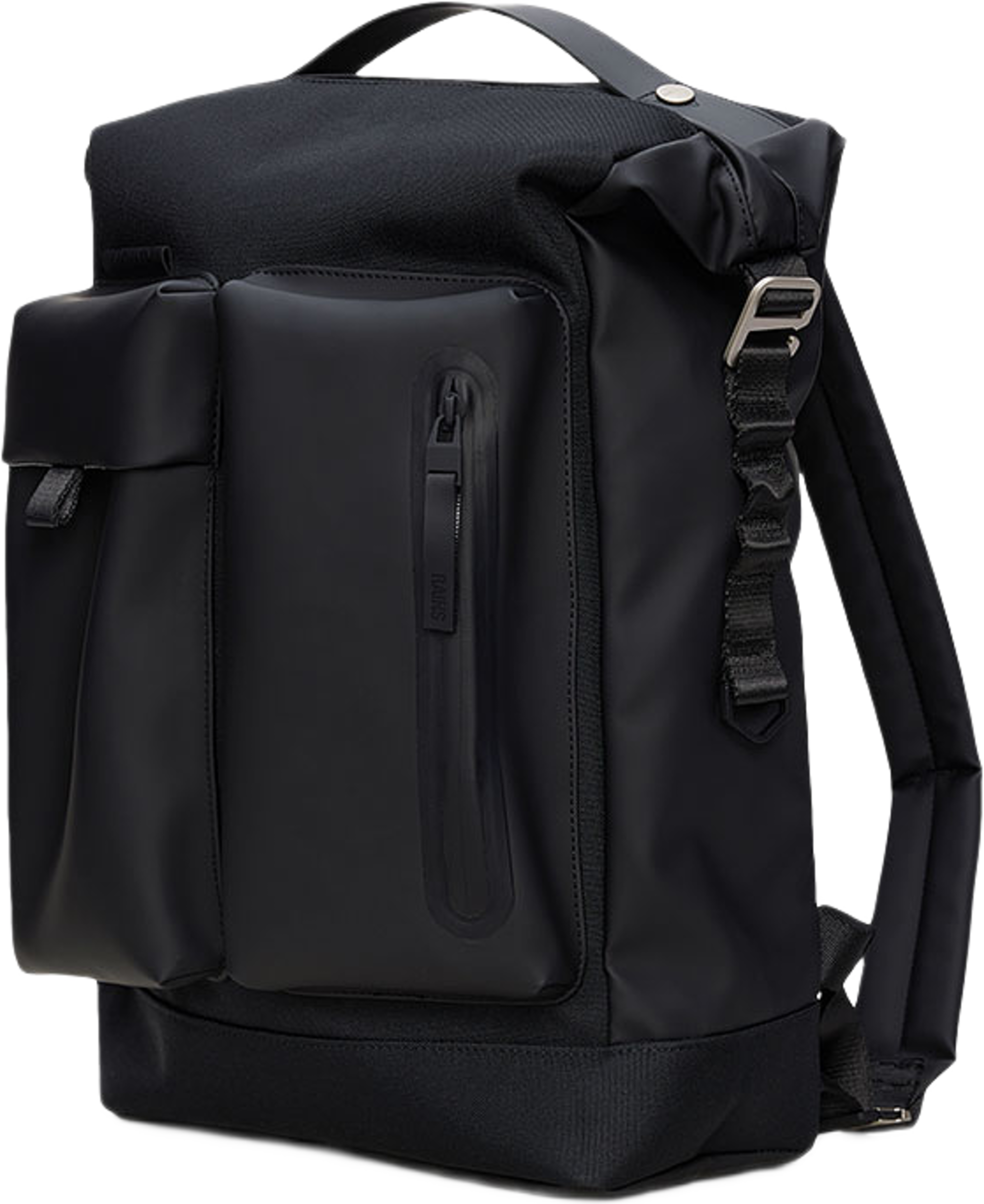 Otaru Backpack W3, från Rains, i färgen Black. Klicka för att öppna bilden i stort format