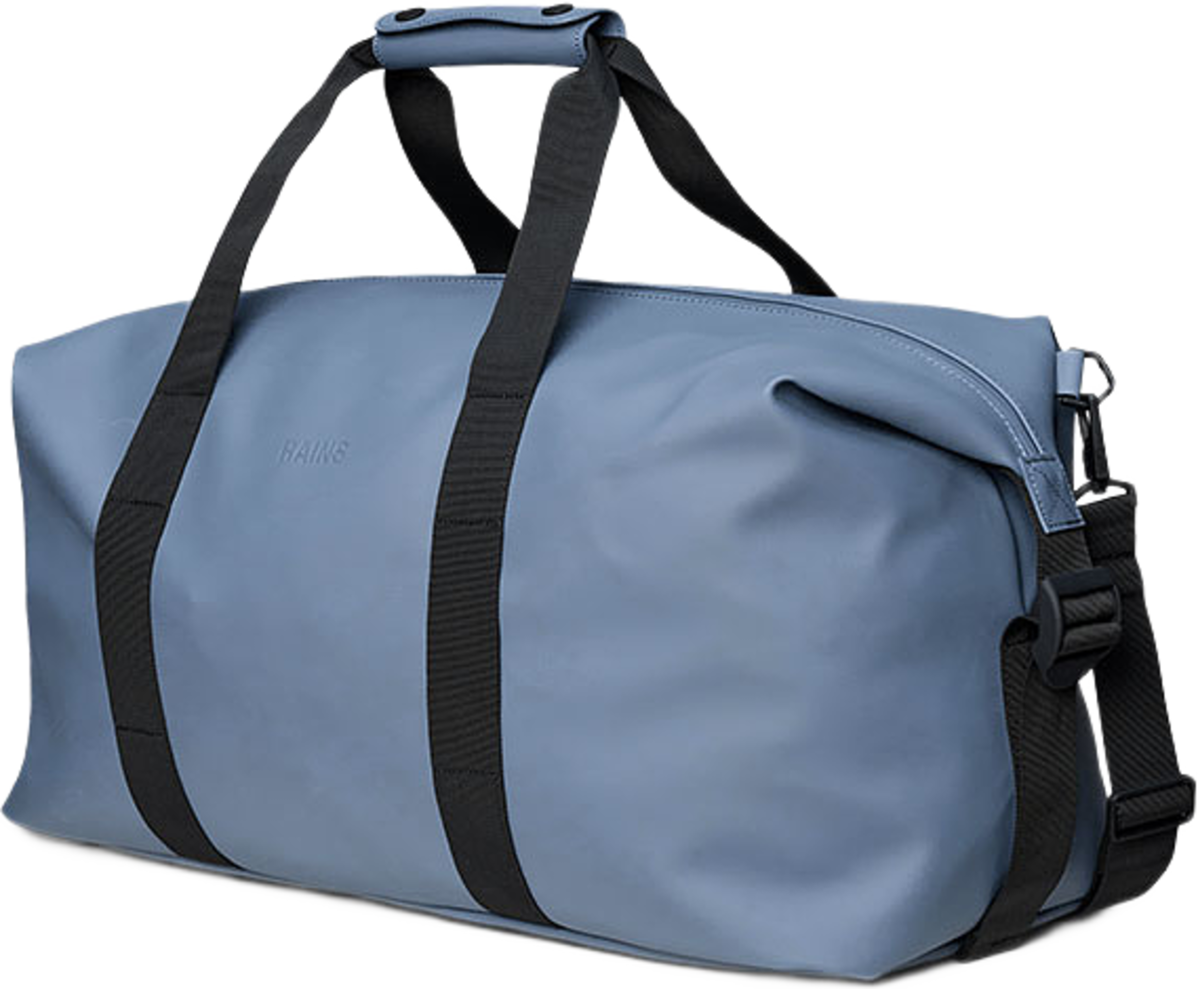 Hilo Weekend Bag W3, från Rains, i färgen Blue Dusk. Klicka för att öppna bilden i stort format