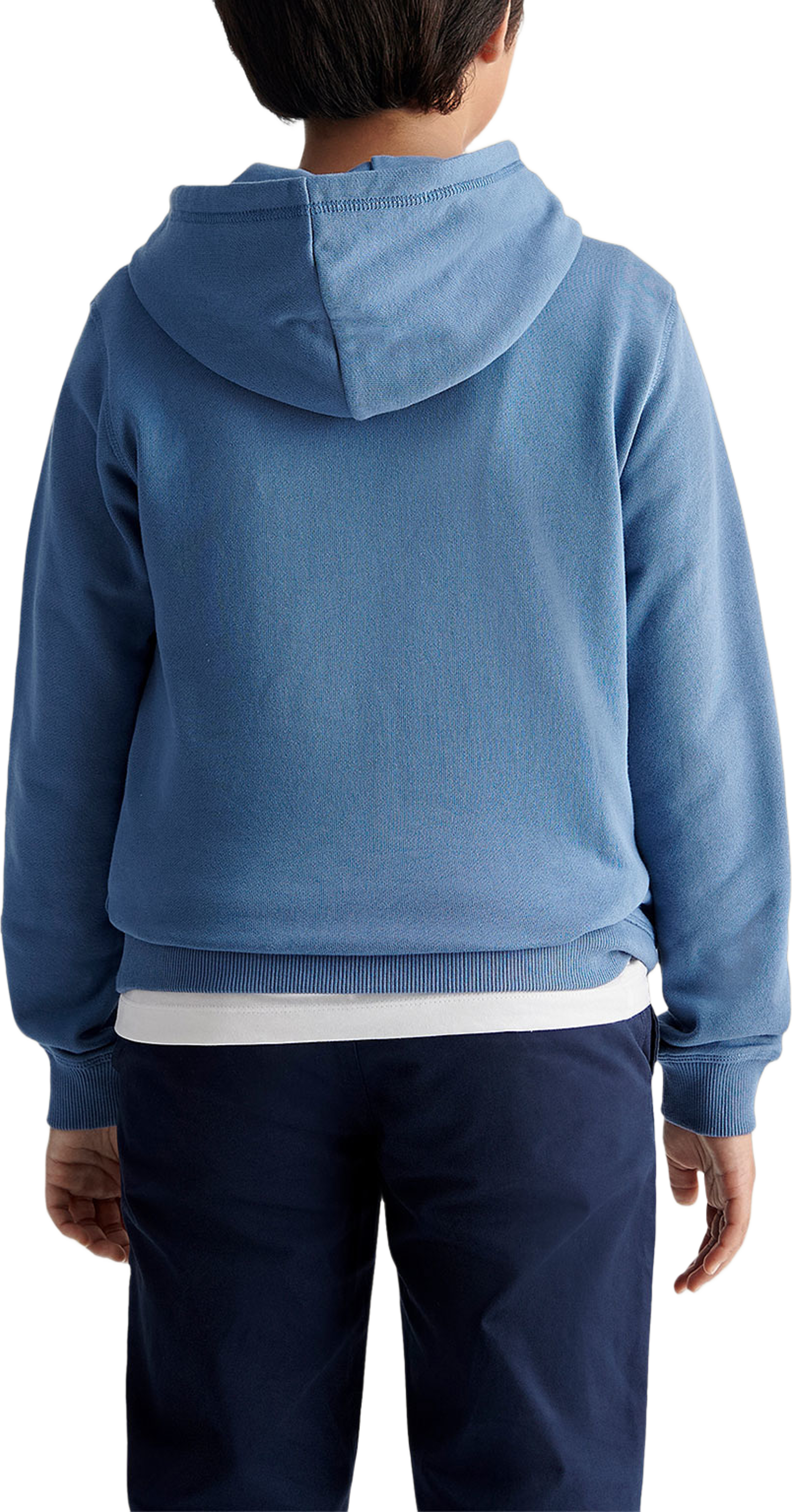 Sweatshirts Shield Hoodie, från GANT, i färgen Salty Sea. Klicka för att öppna bilden i stort format