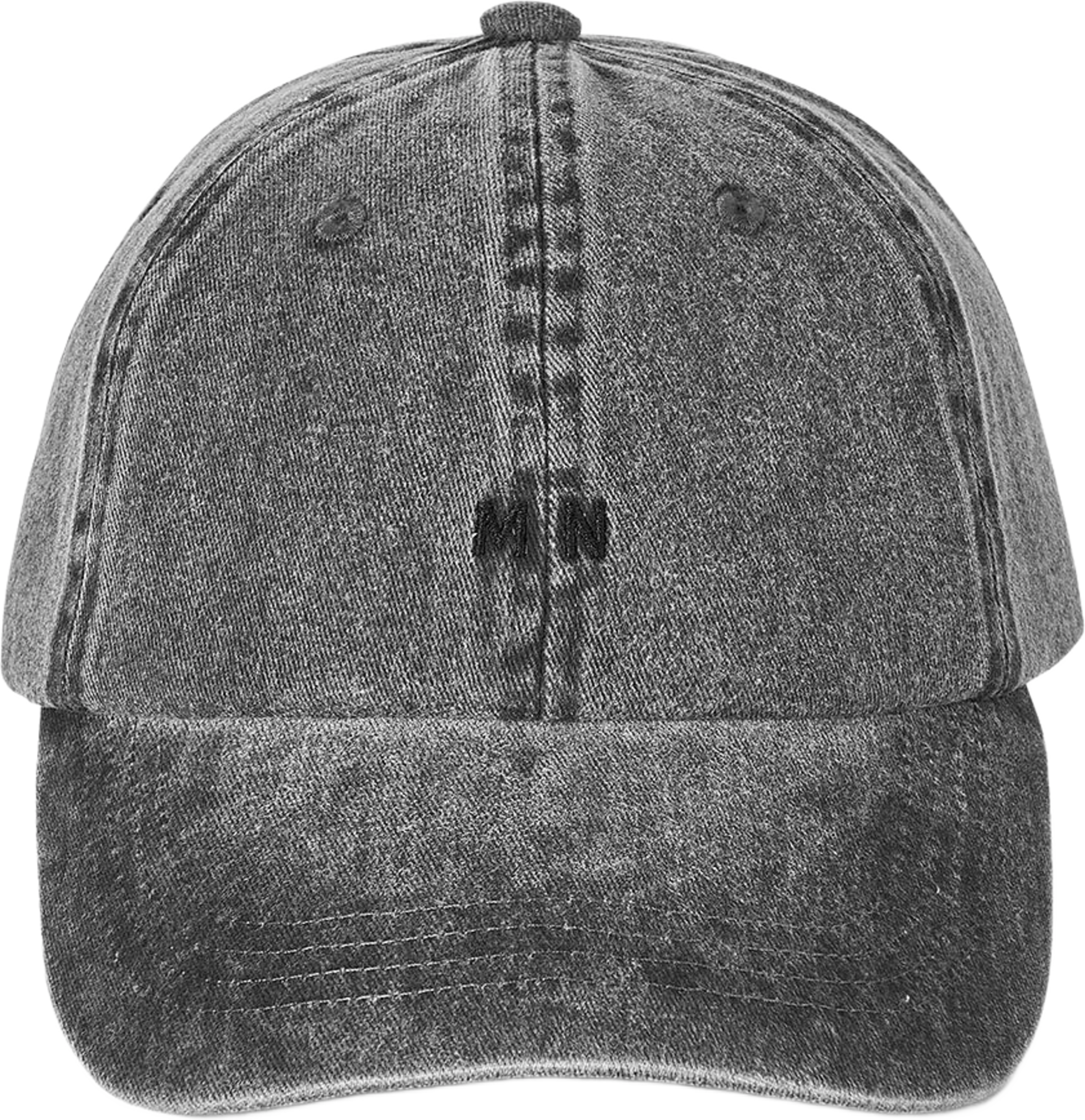 Washed Cotton Twill Coal Cap Headwear, från Mads Nørgaard, i färgen Black. Klicka för att öppna bilden i stort format