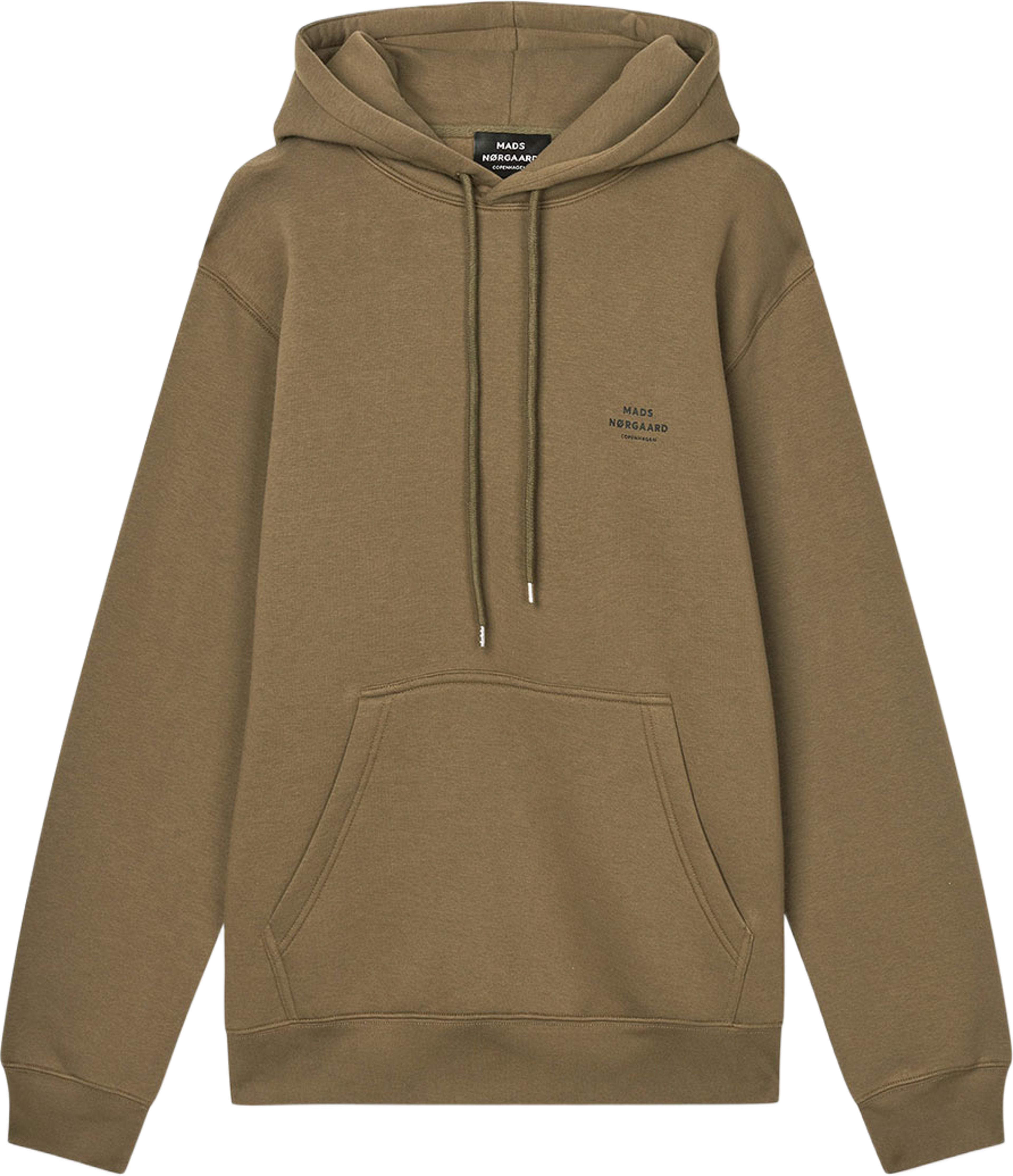 Standard Hoodie Logo Sweat FAV, från Mads Nørgaard, i färgen Tarmac. Klicka för att öppna bilden i stort format