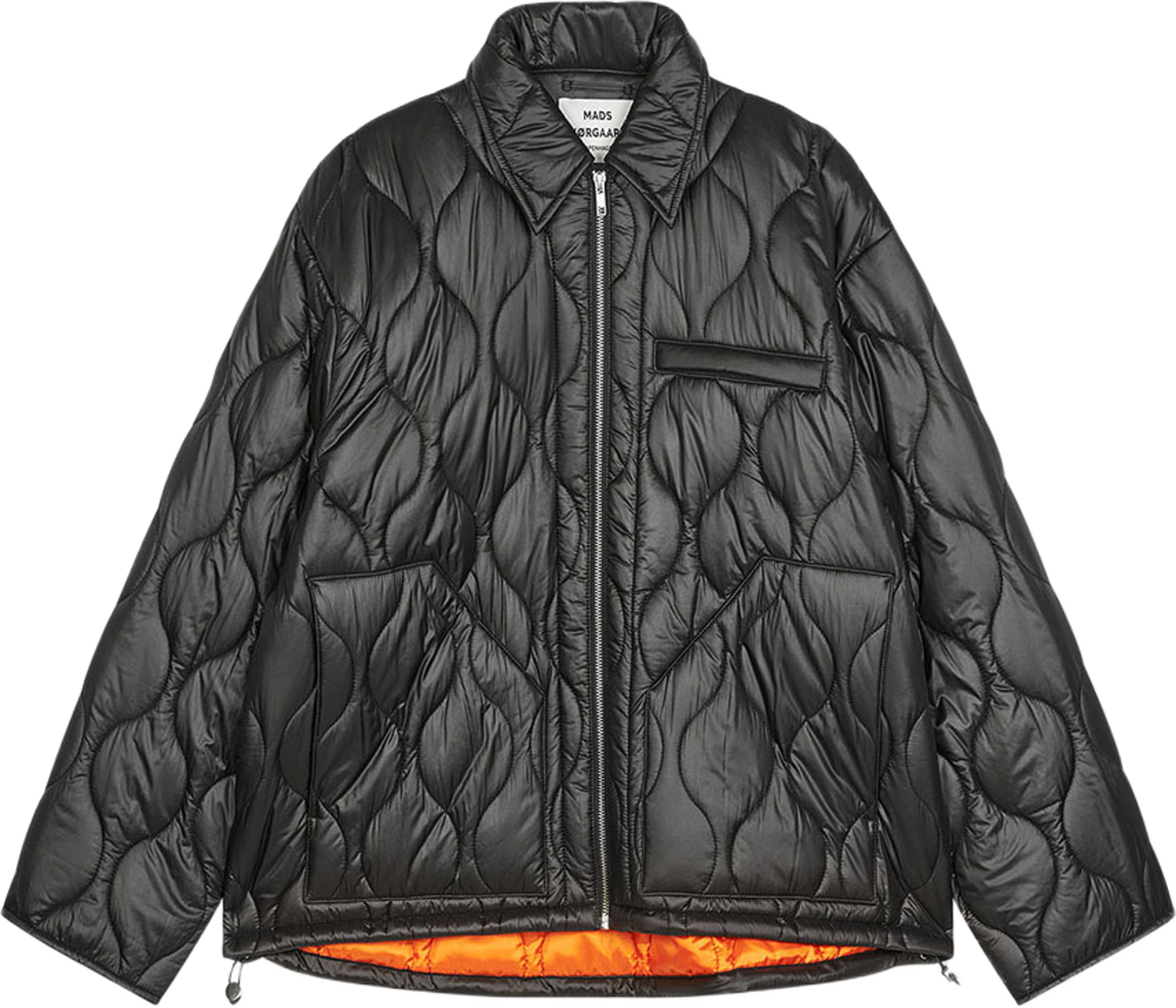 Shiny Ripstop Flora Jacket, från Mads Nørgaard, i färgen Black. Klicka för att öppna bilden i stort format