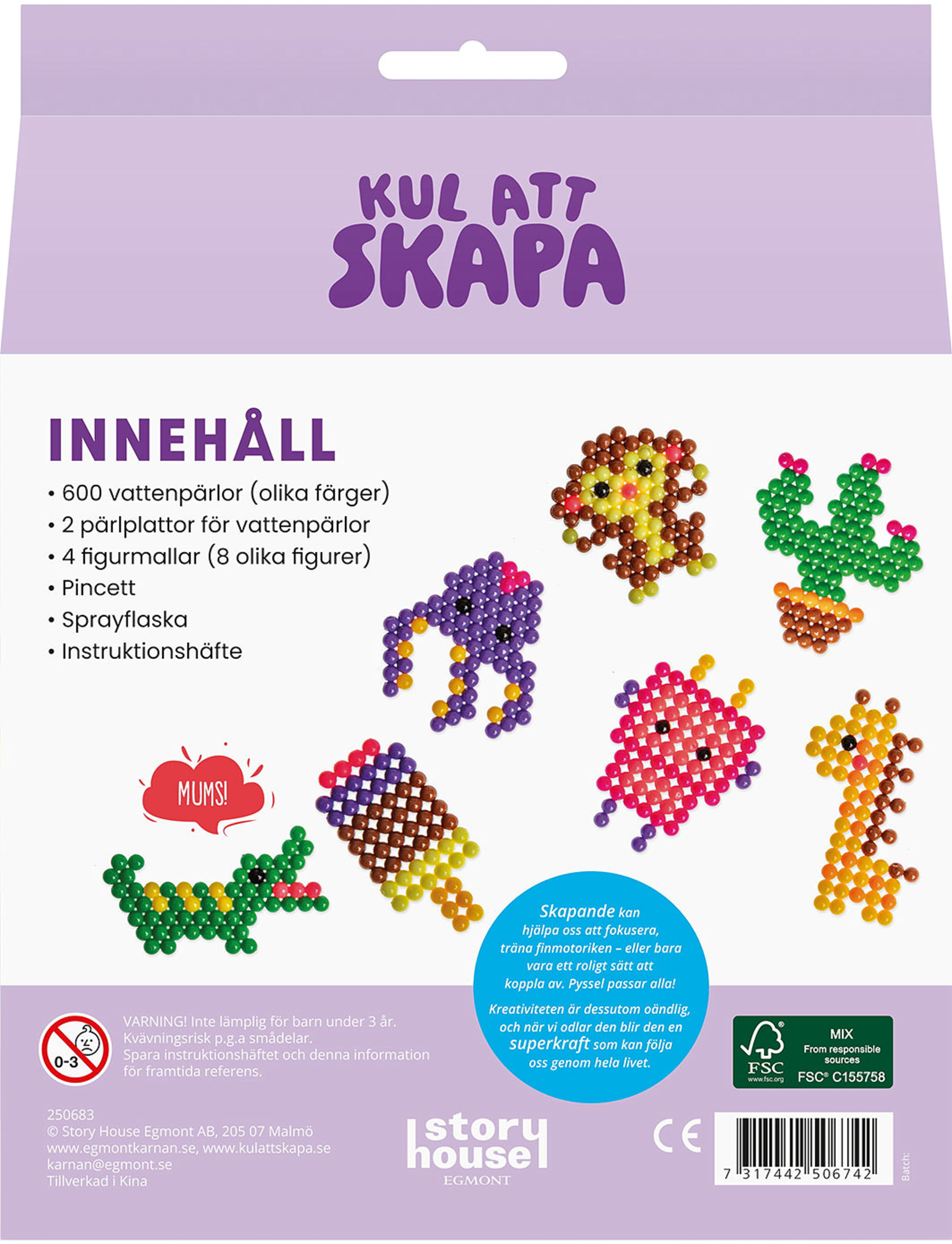 Kul Att Skapa Vattenpärlor, från KÄRNAN. Klicka för att öppna bilden i stort format