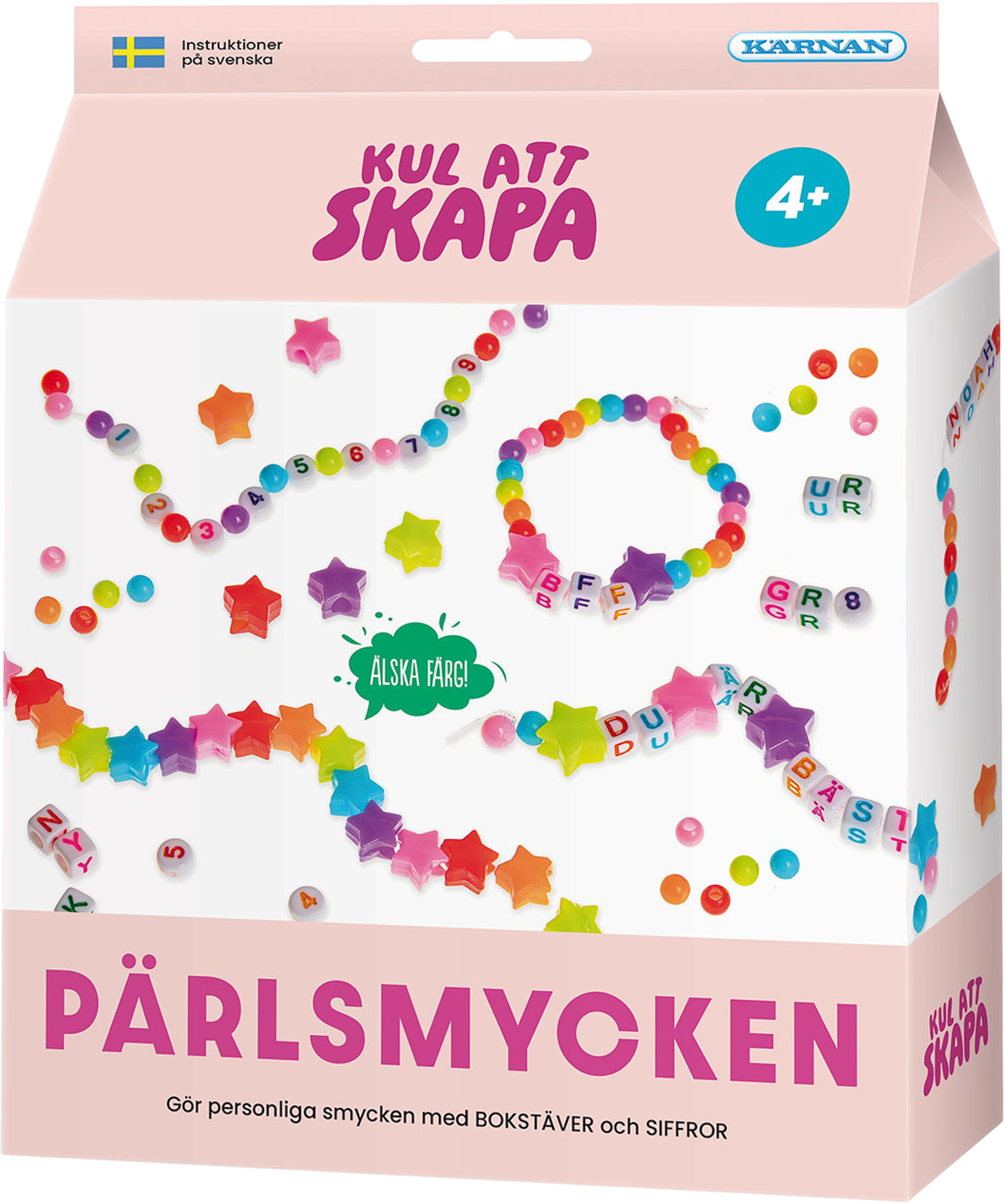 Kul Att Skapa Pärlsmycken M Bokstäver Och Siffror, från KÄRNAN. Klicka för att öppna bilden i stort format
