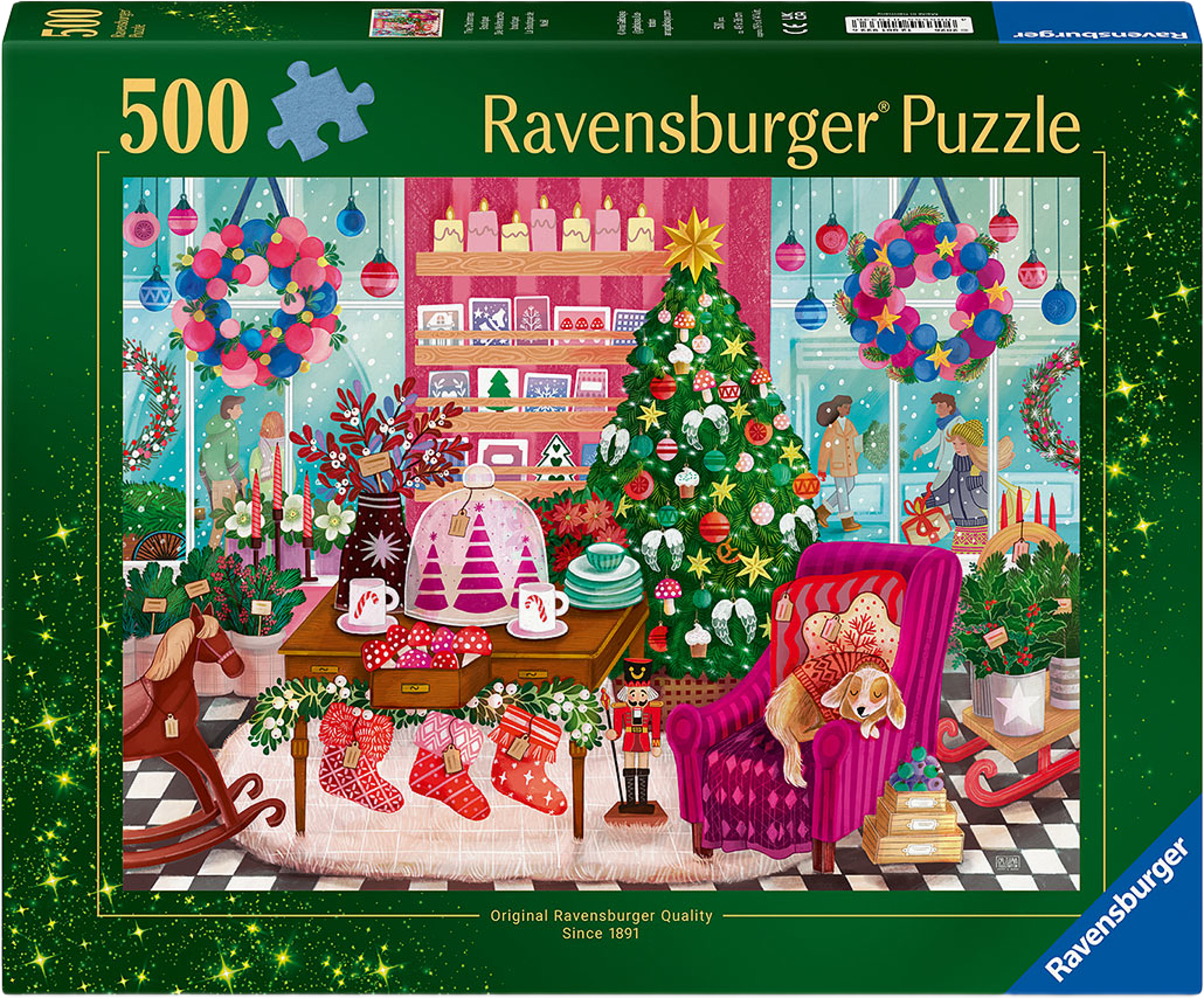 Christmas 500p, från RAVENSBURGER, i färgen Mixed. Klicka för att öppna bilden i stort format