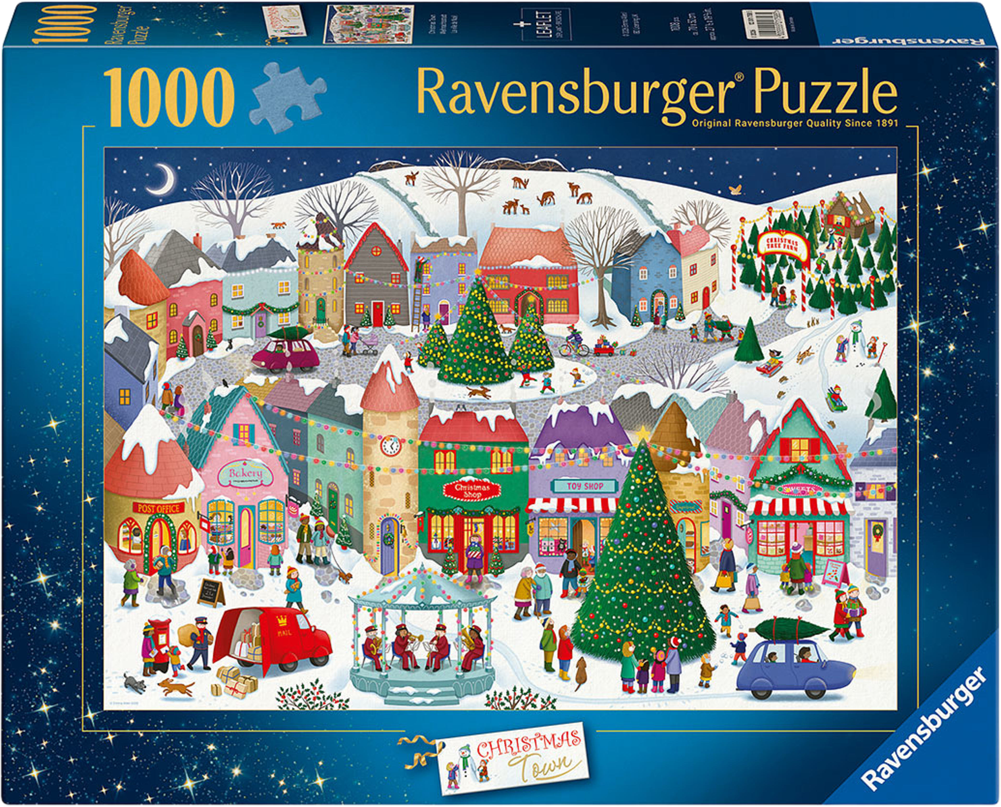 Christmas Town 1000p, från RAVENSBURGER, i färgen Mixed. Klicka för att öppna bilden i stort format