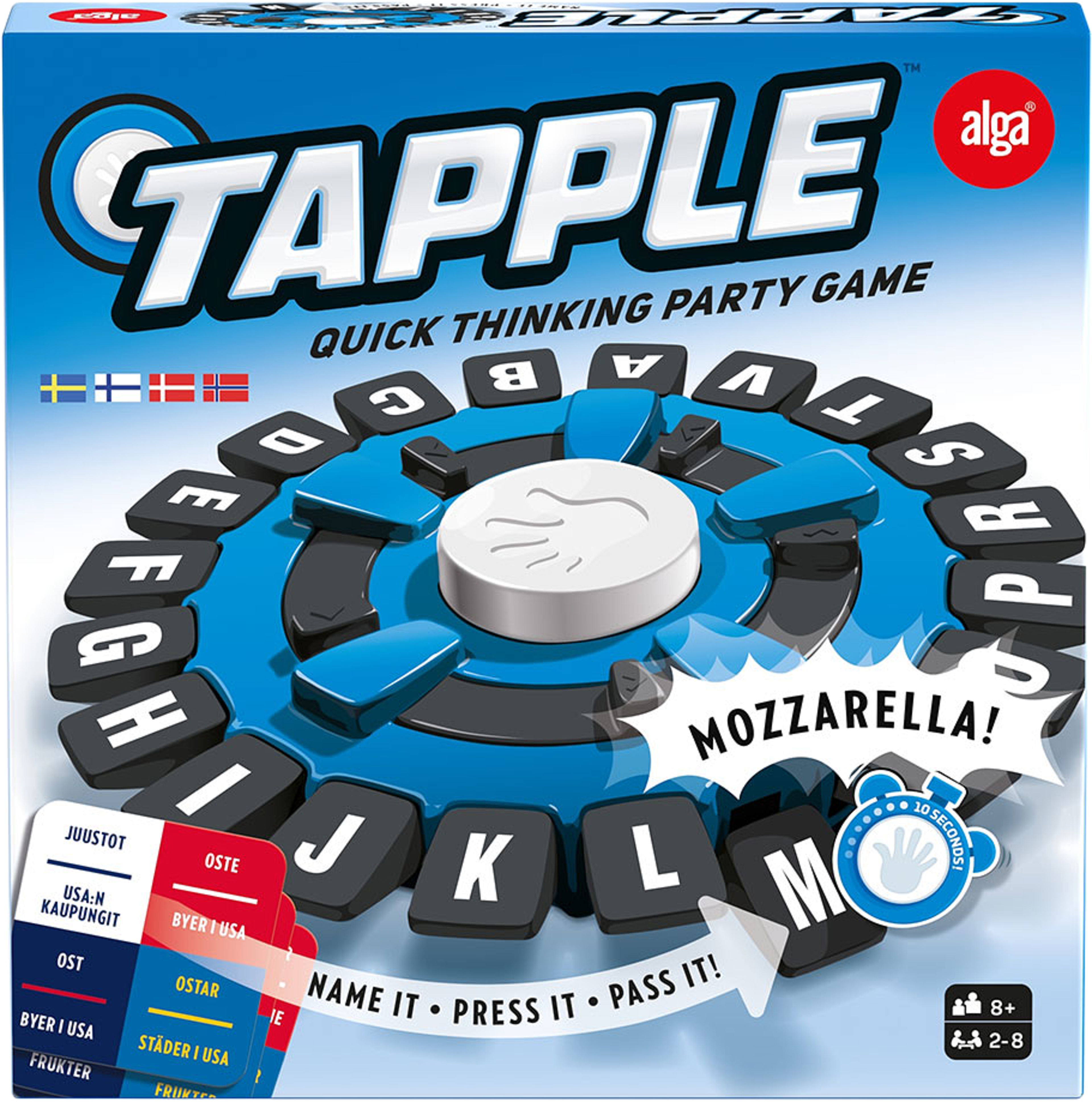 Tapple, från ALGA, i färgen Mixed. Klicka för att öppna bilden i stort format
