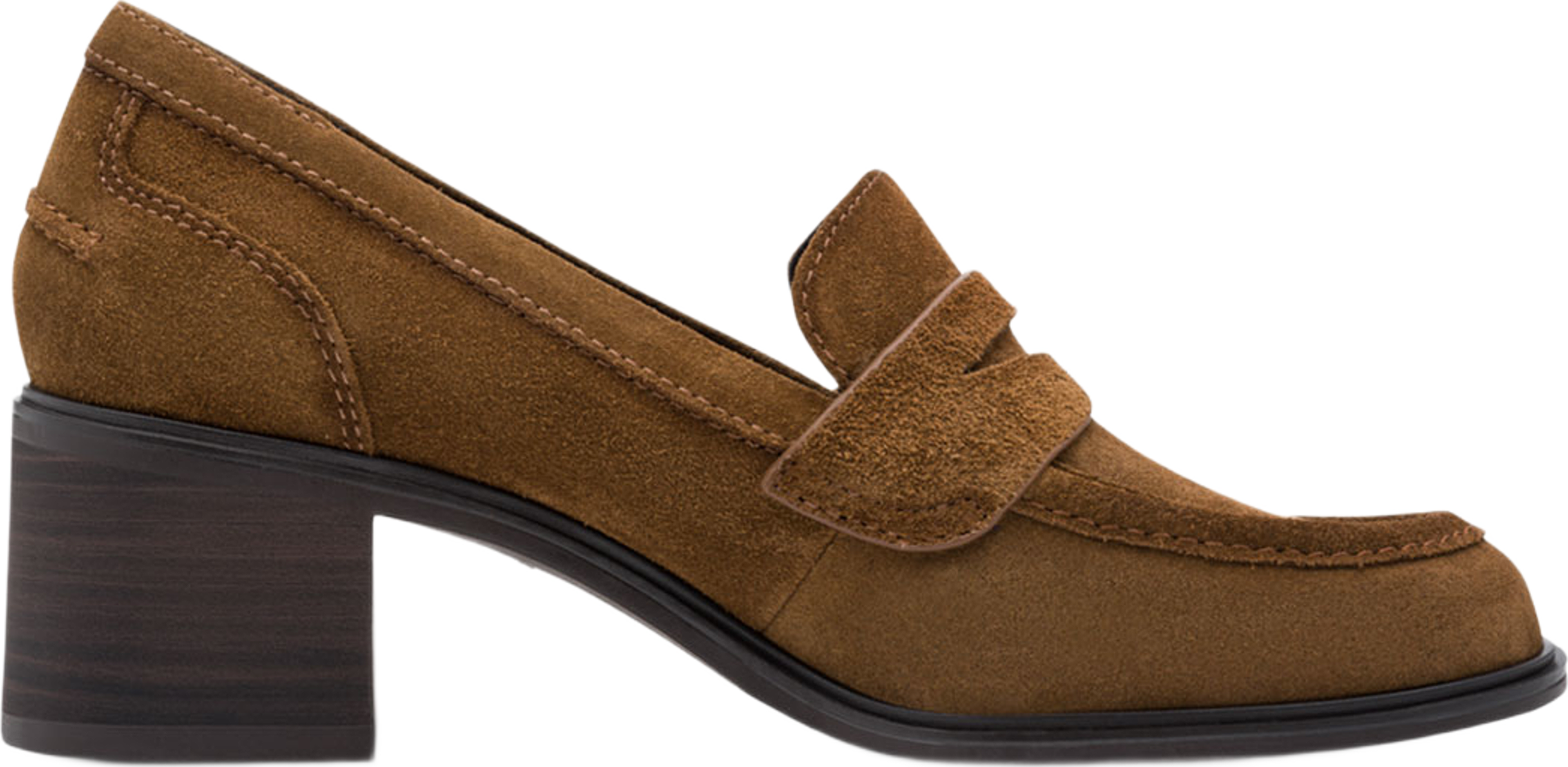 Heels, från Tamaris, i färgen Cognac Suede. Klicka för att öppna bilden i stort format