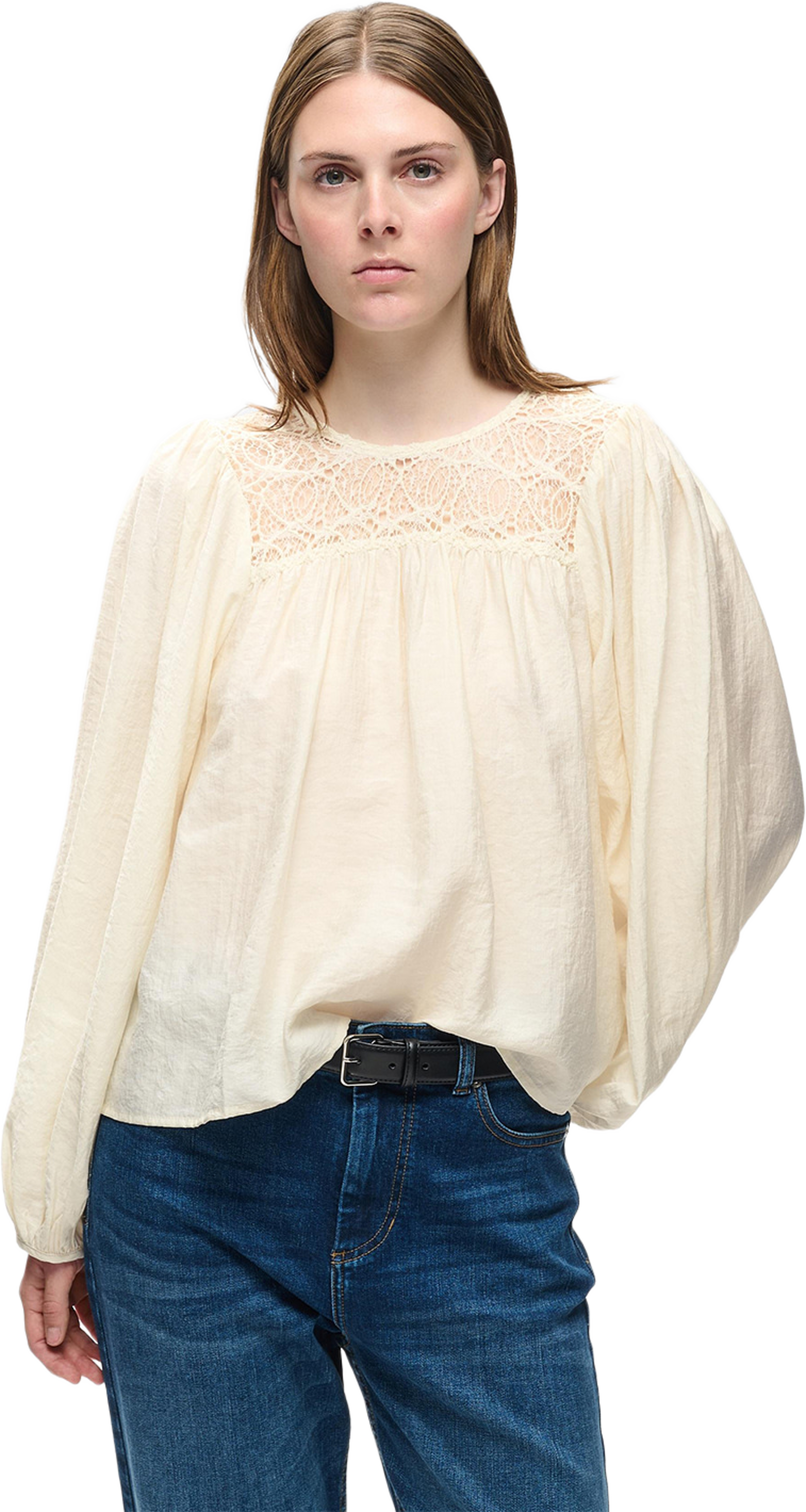 SIBBYIW BLOUSE Shirt, från Inwear, i färgen Pearled Ivory. Klicka för att öppna bilden i stort format