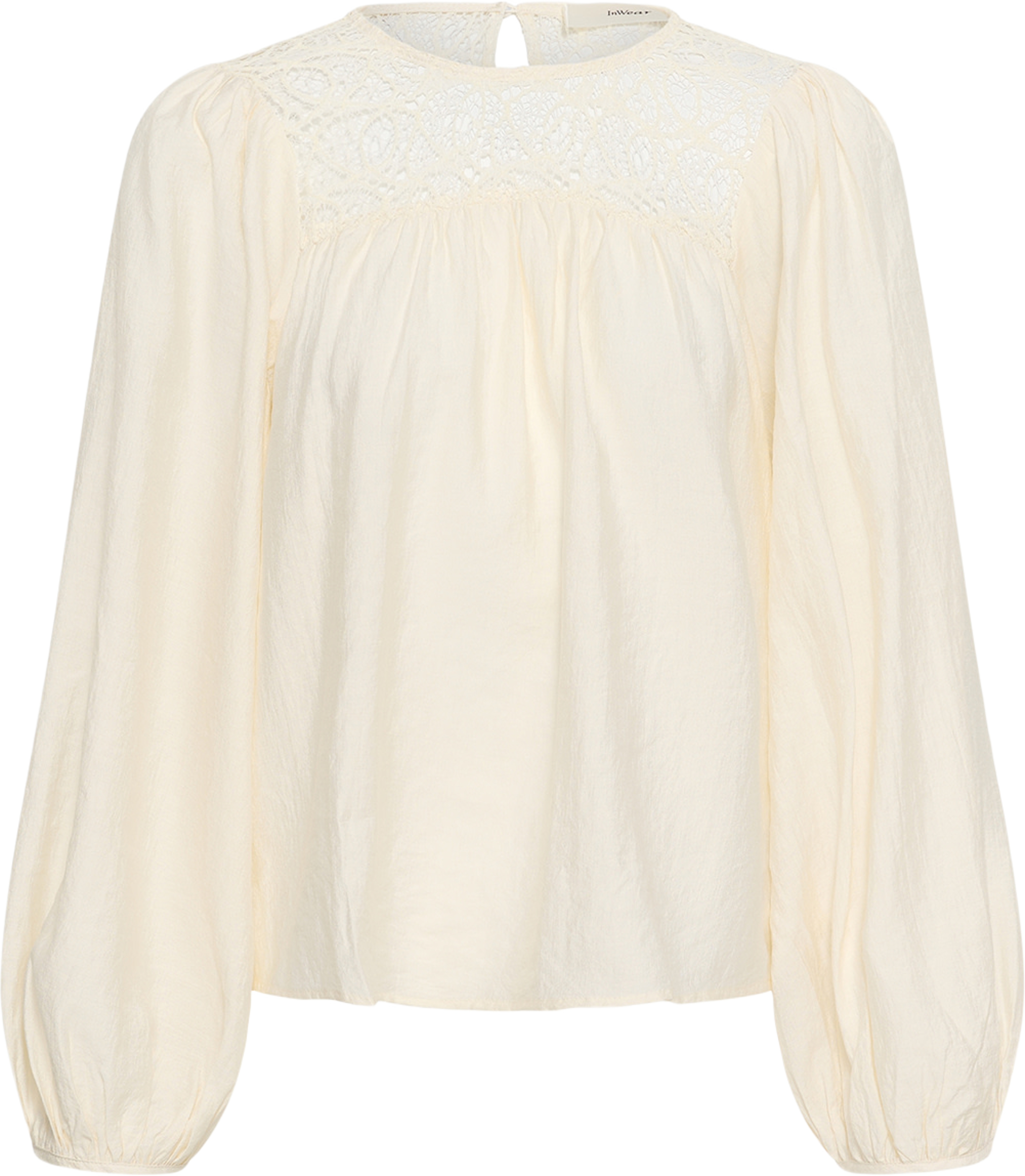 SIBBYIW BLOUSE Shirt, från Inwear, i färgen Pearled Ivory. Klicka för att öppna bilden i stort format