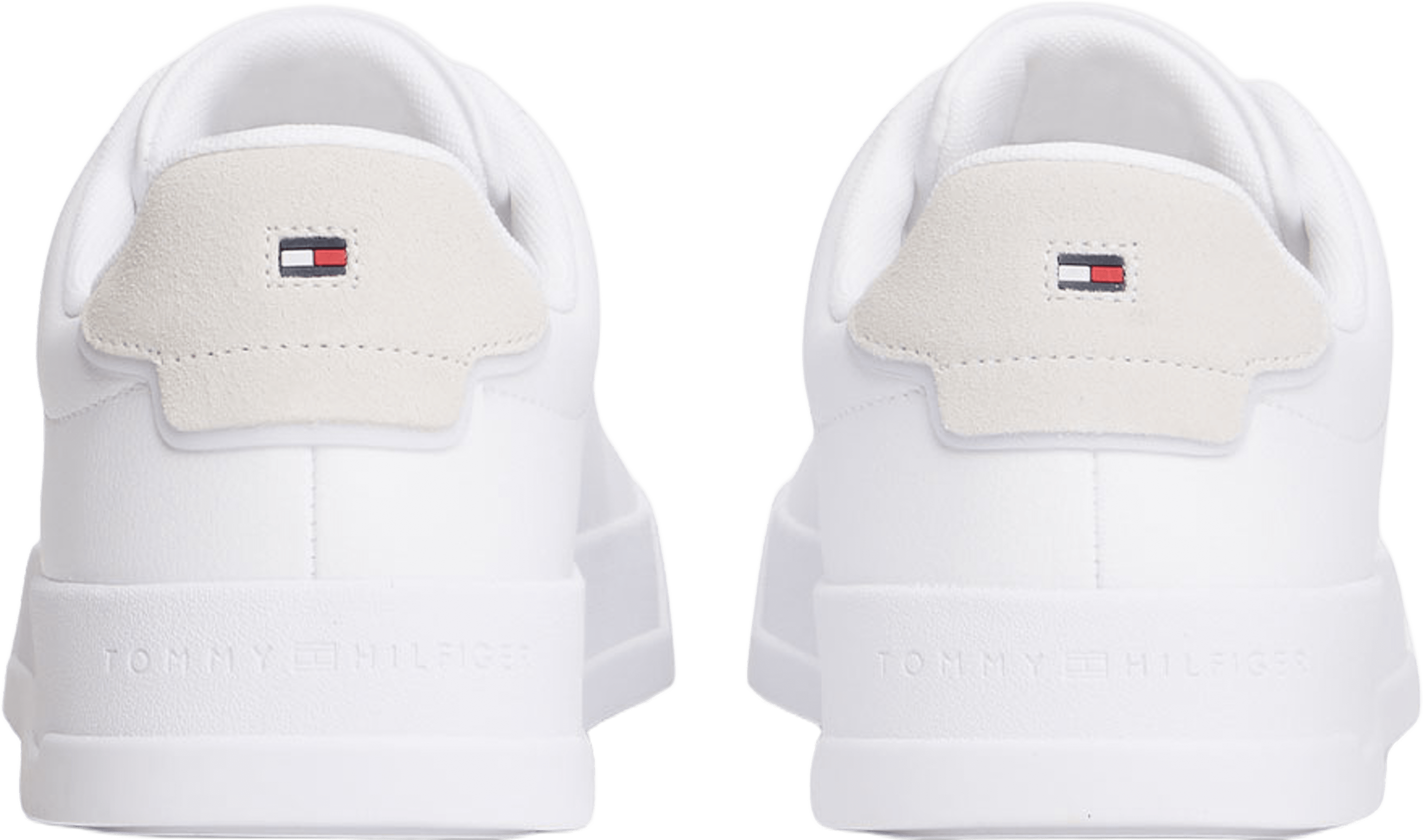 Court Core Sneaker, från Tommy Hilfiger, i färgen White. Klicka för att öppna bilden i stort format
