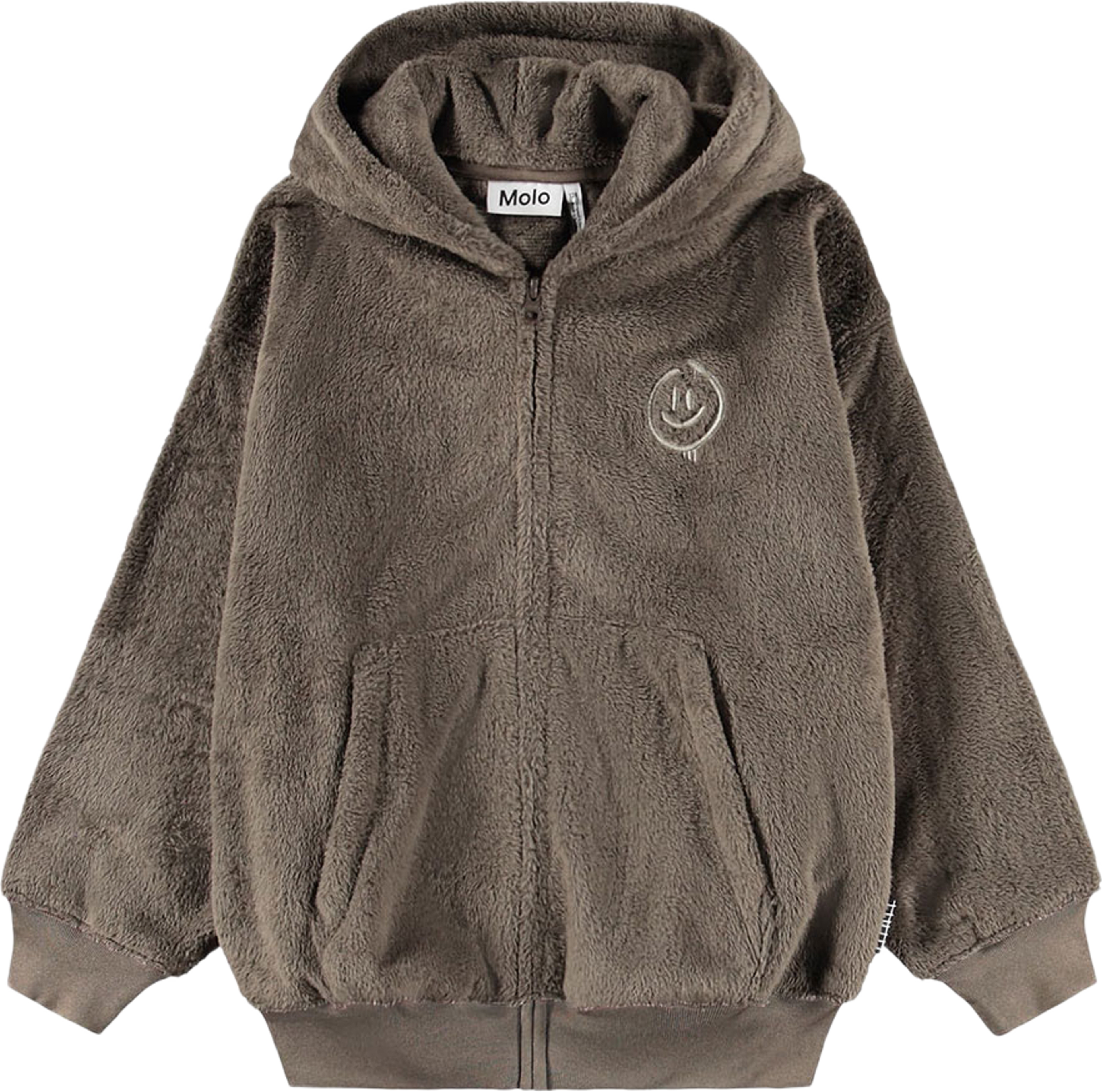 Marley Hoodie, från Molo, i färgen Soil. Klicka för att öppna bilden i stort format