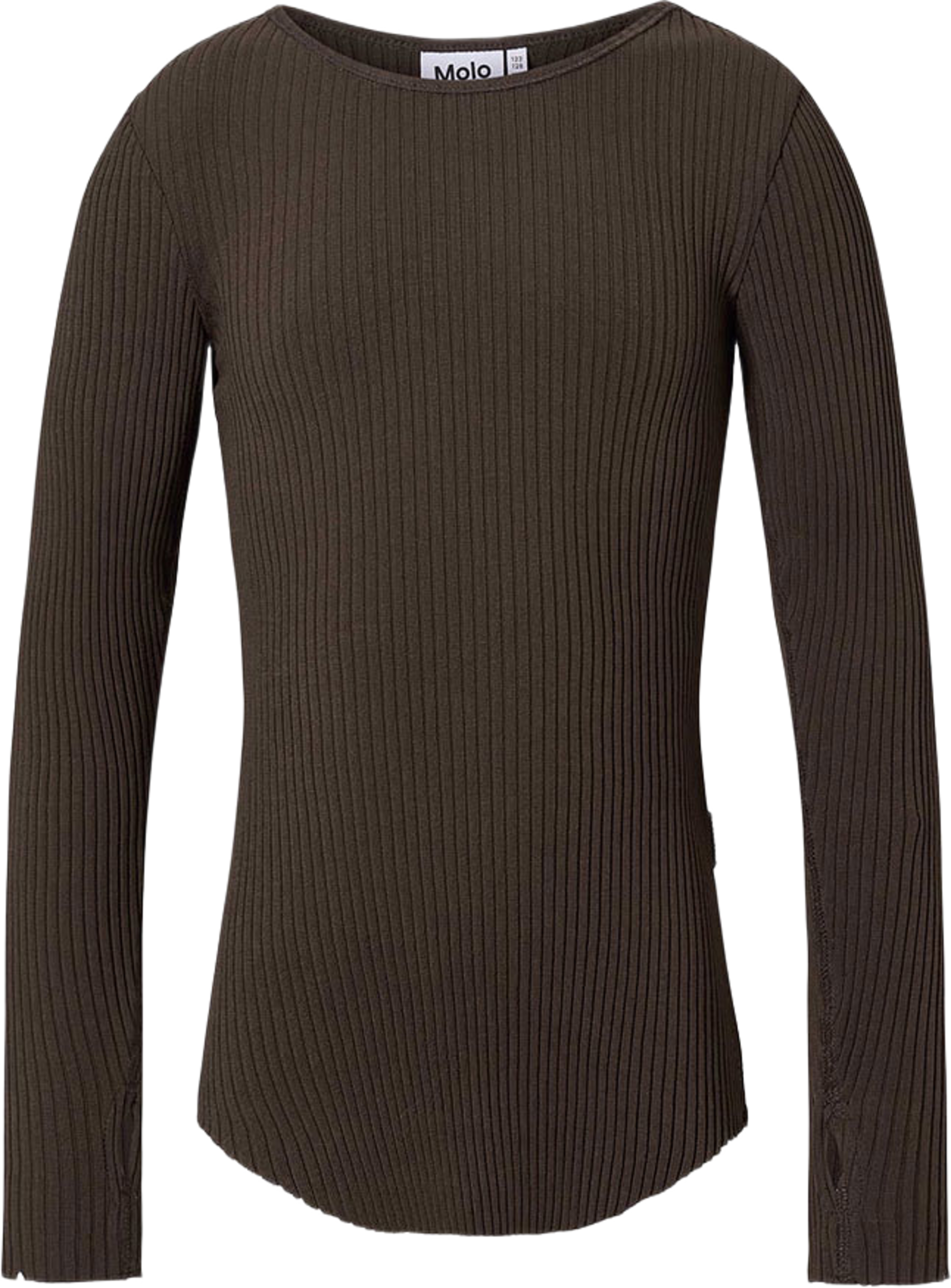 Rochelle T-shirt, från Molo, i färgen Bark Brown. Klicka för att öppna bilden i stort format