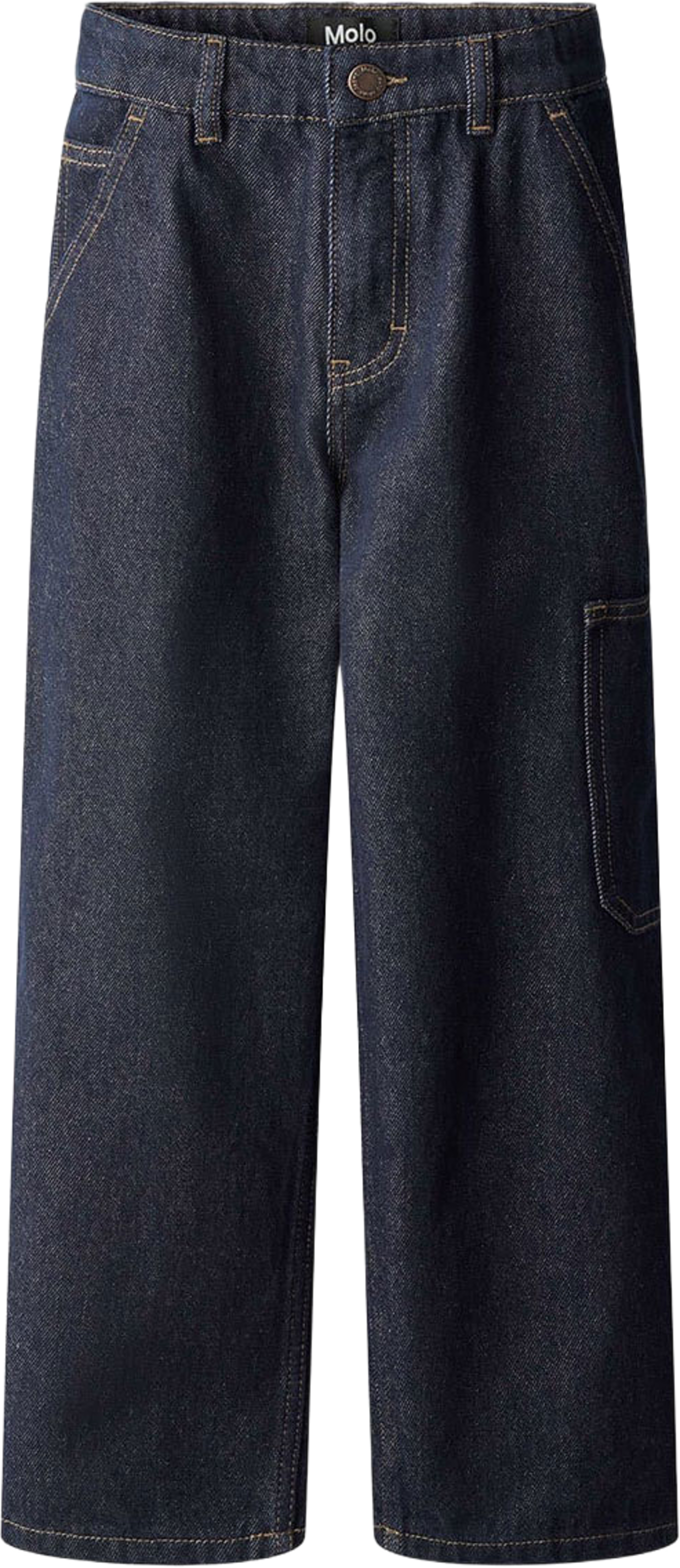 Archer pants, från Molo, i färgen Raw Denim Blue. Klicka för att öppna bilden i stort format