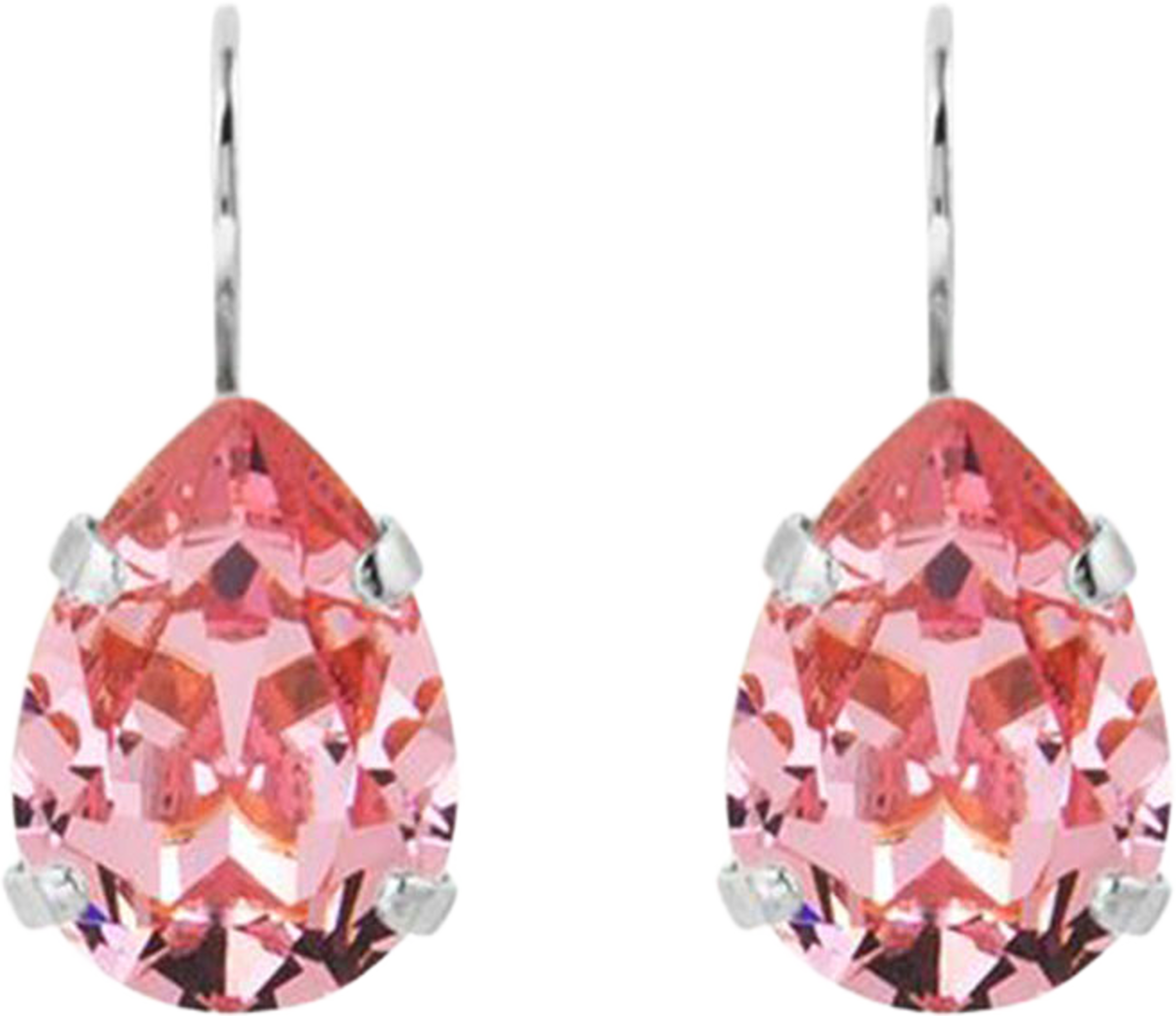 Mini Drop Clasp Earrings, från Caroline Svedbom, i färgen Silver. Klicka för att öppna bilden i stort format