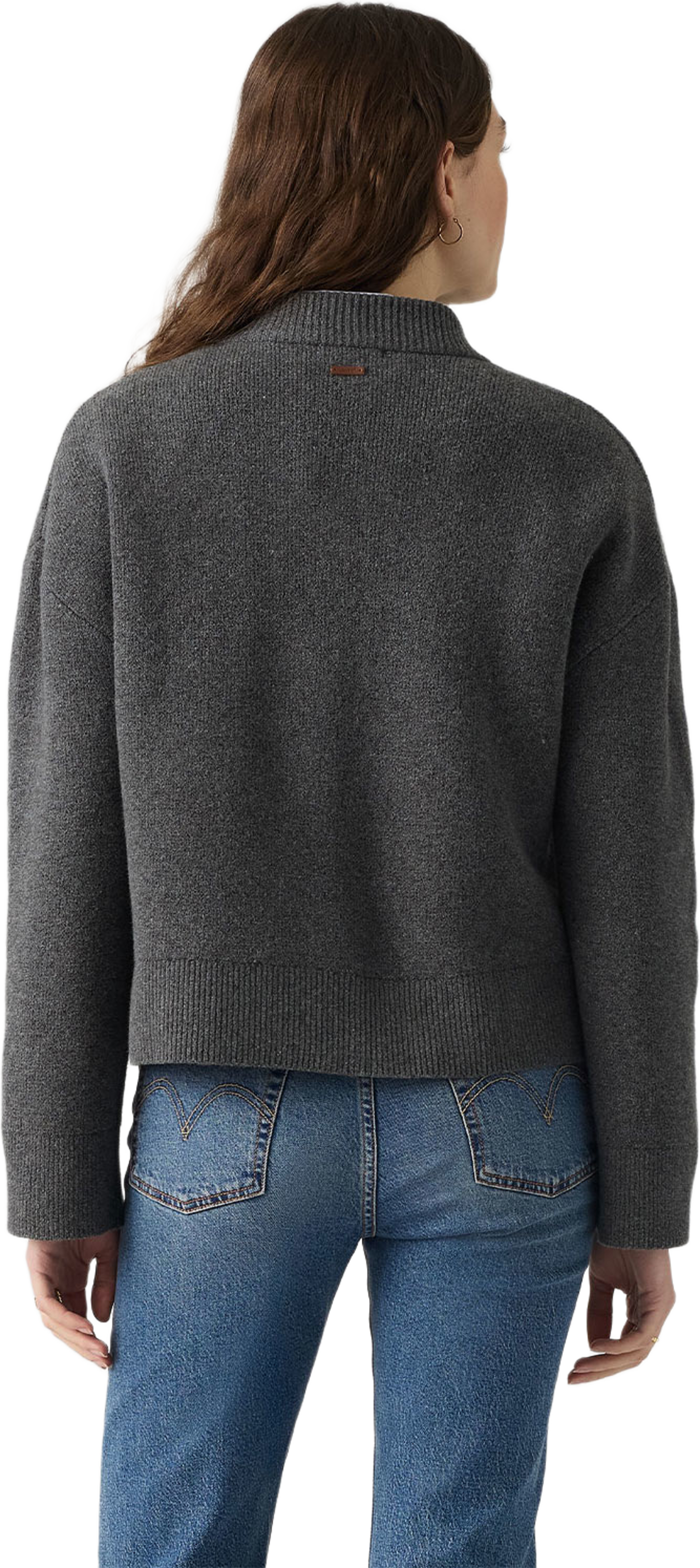 Supersoft V-Neck Sweater, från Levi's, i färgen Greys. Klicka för att öppna bilden i stort format
